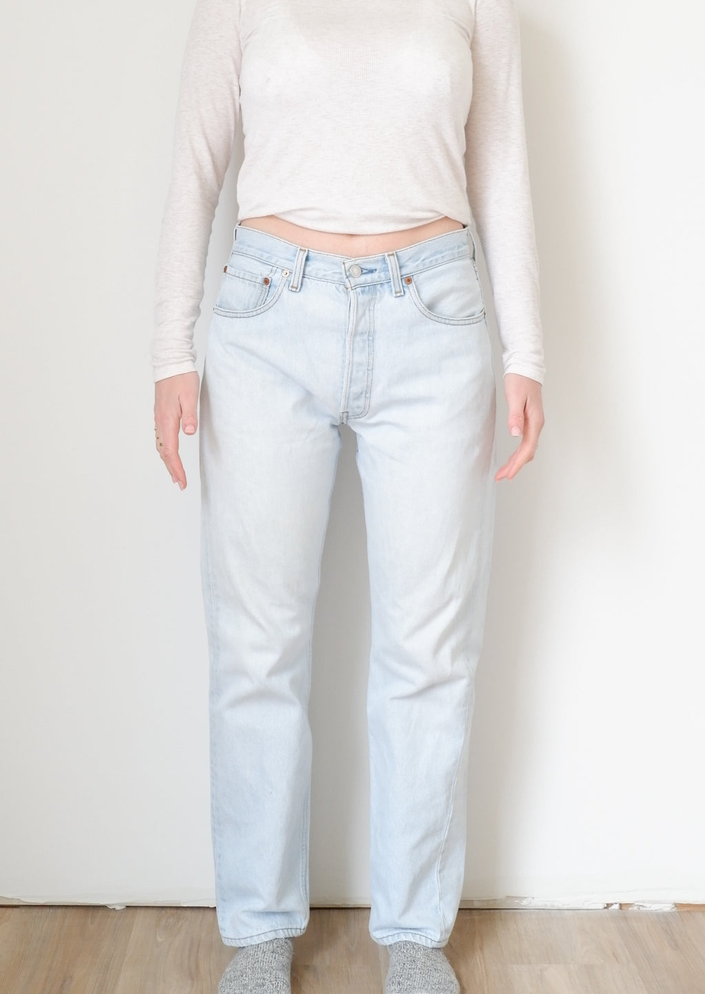 Levis Vintage 501 Jean délavé clair - 30