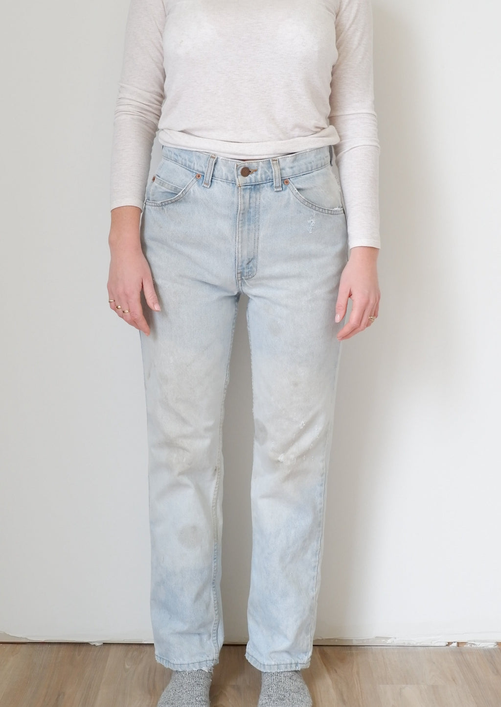 Levis Vintage 506 Super Grunge Light Wash Jeans - 30