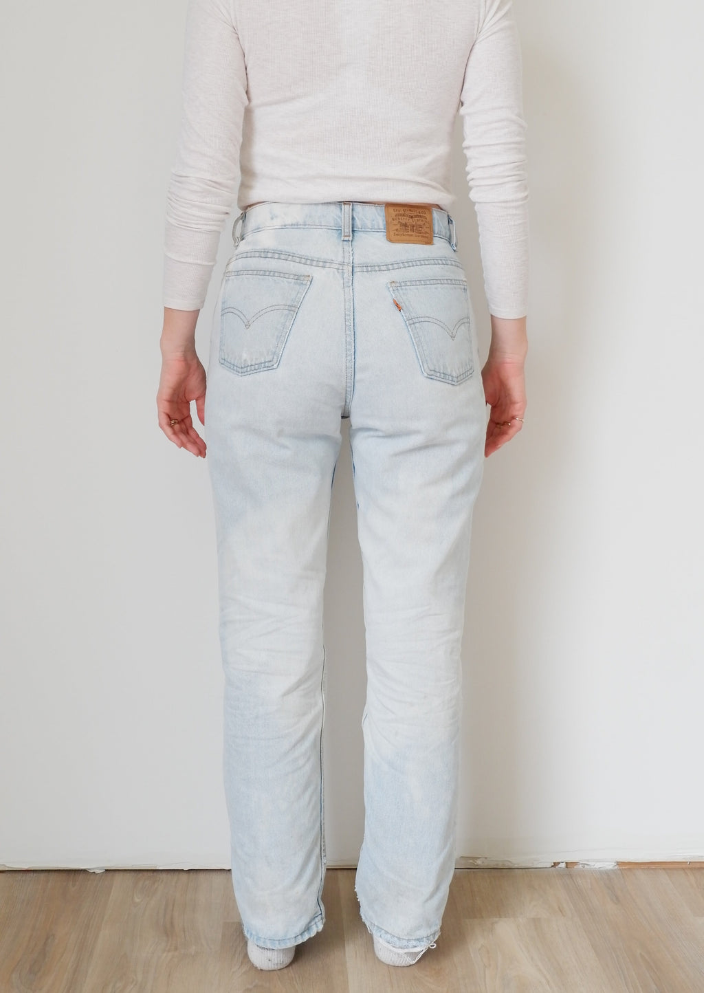 Levis Vintage 506 Super Grunge Light Wash Jeans - 30
