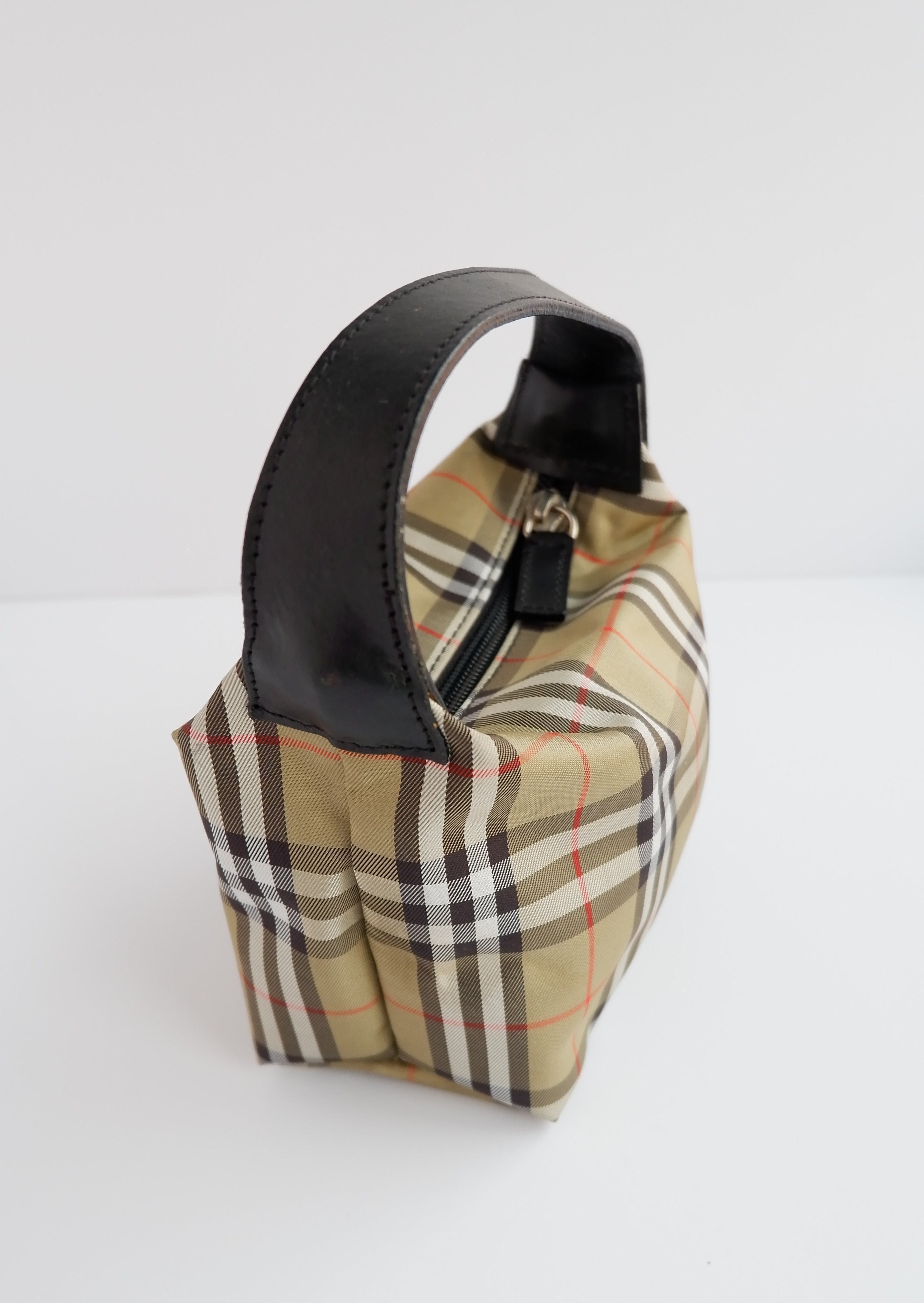 Pochette/Sac de soirée Burberry Vintage Check authentique d'occasion