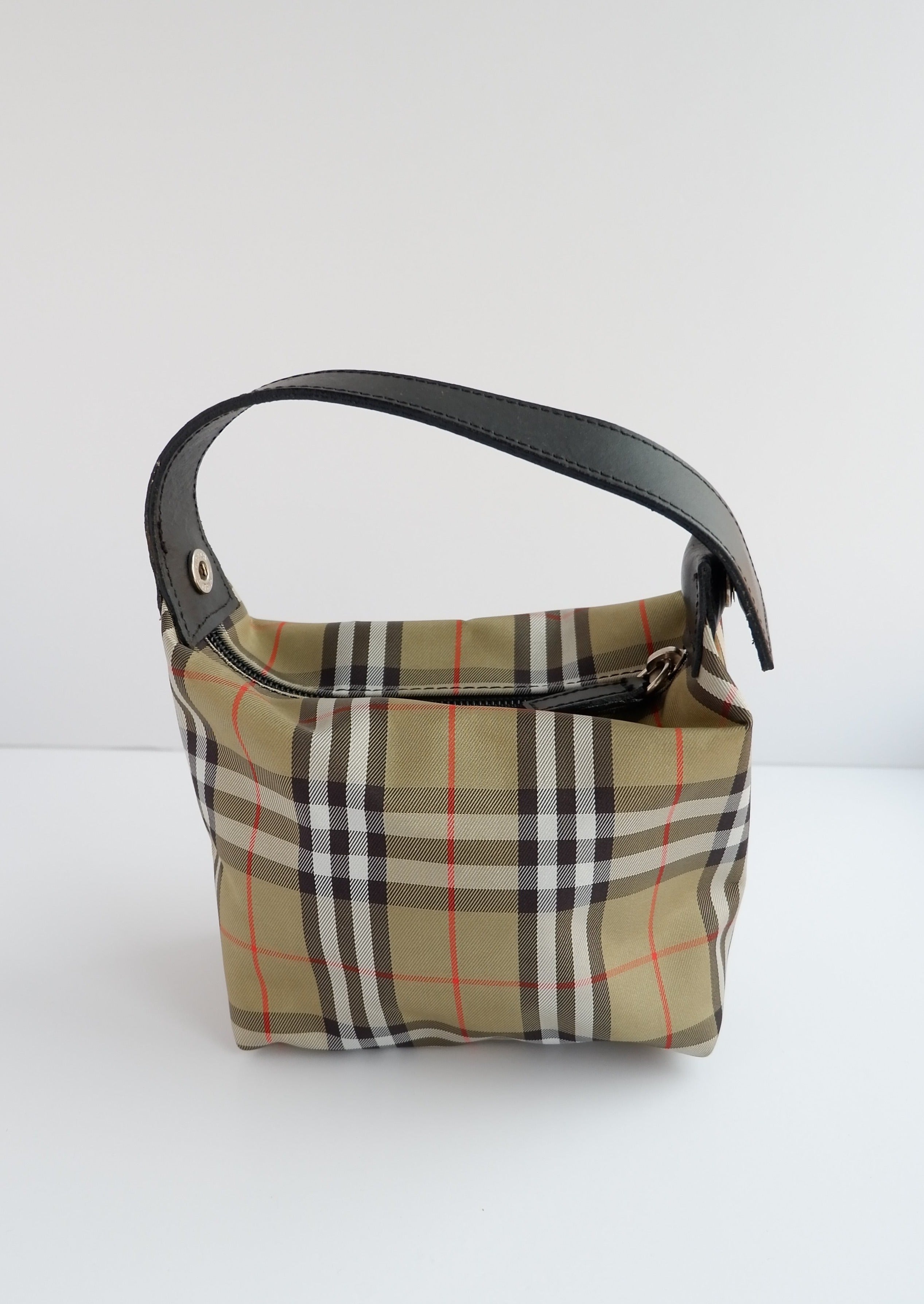 Pochette/Sac de soirée Burberry Vintage Check authentique d'occasion