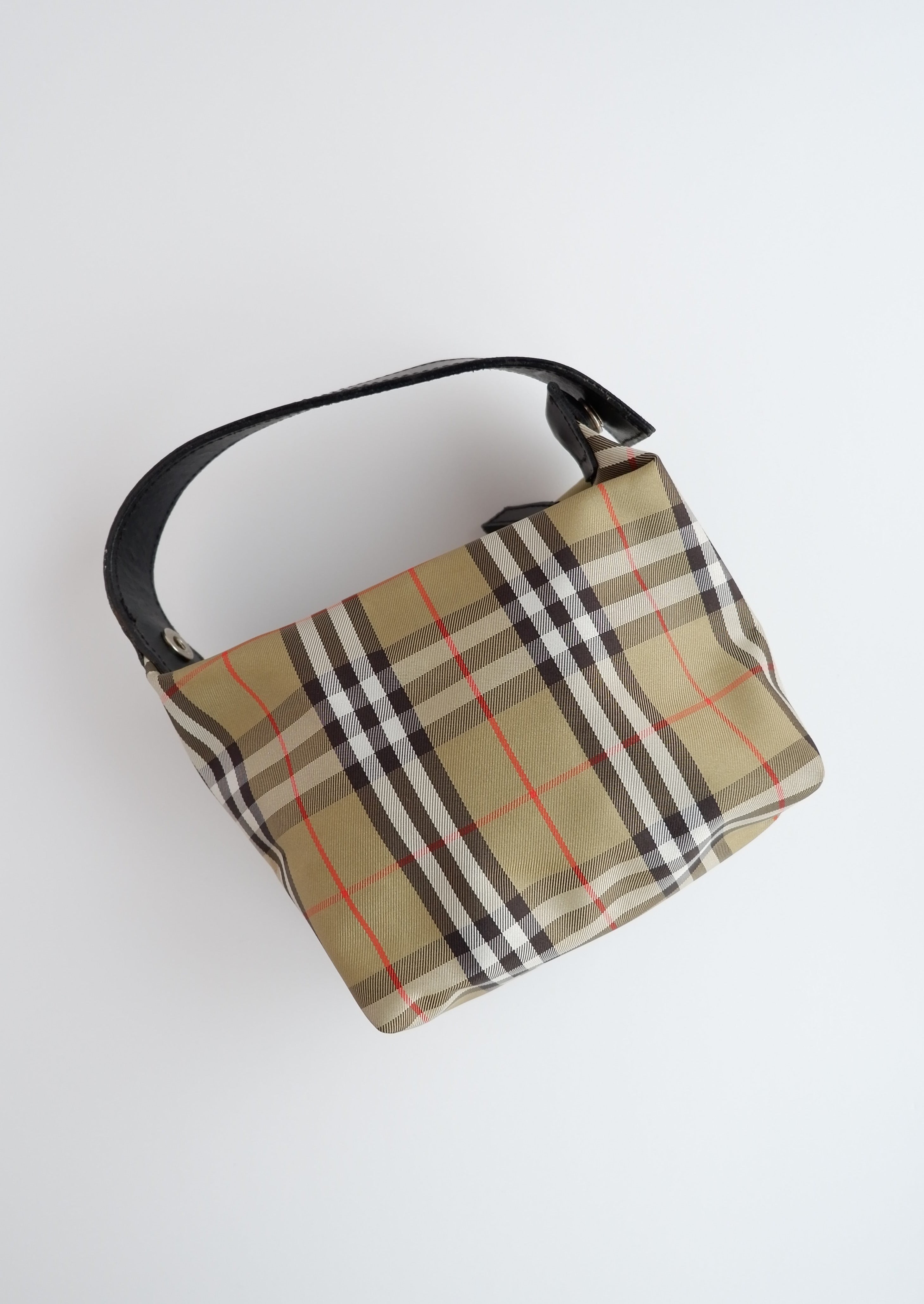 Pochette/Sac de soirée Burberry Vintage Check authentique d'occasion