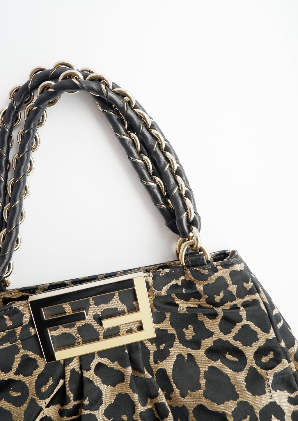 Sac à bandoulière Fendi Léopard authentique d'occasion