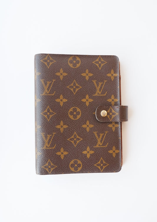 Authentic Preowned Louis Vuitton Monogram MM Agenda Cover