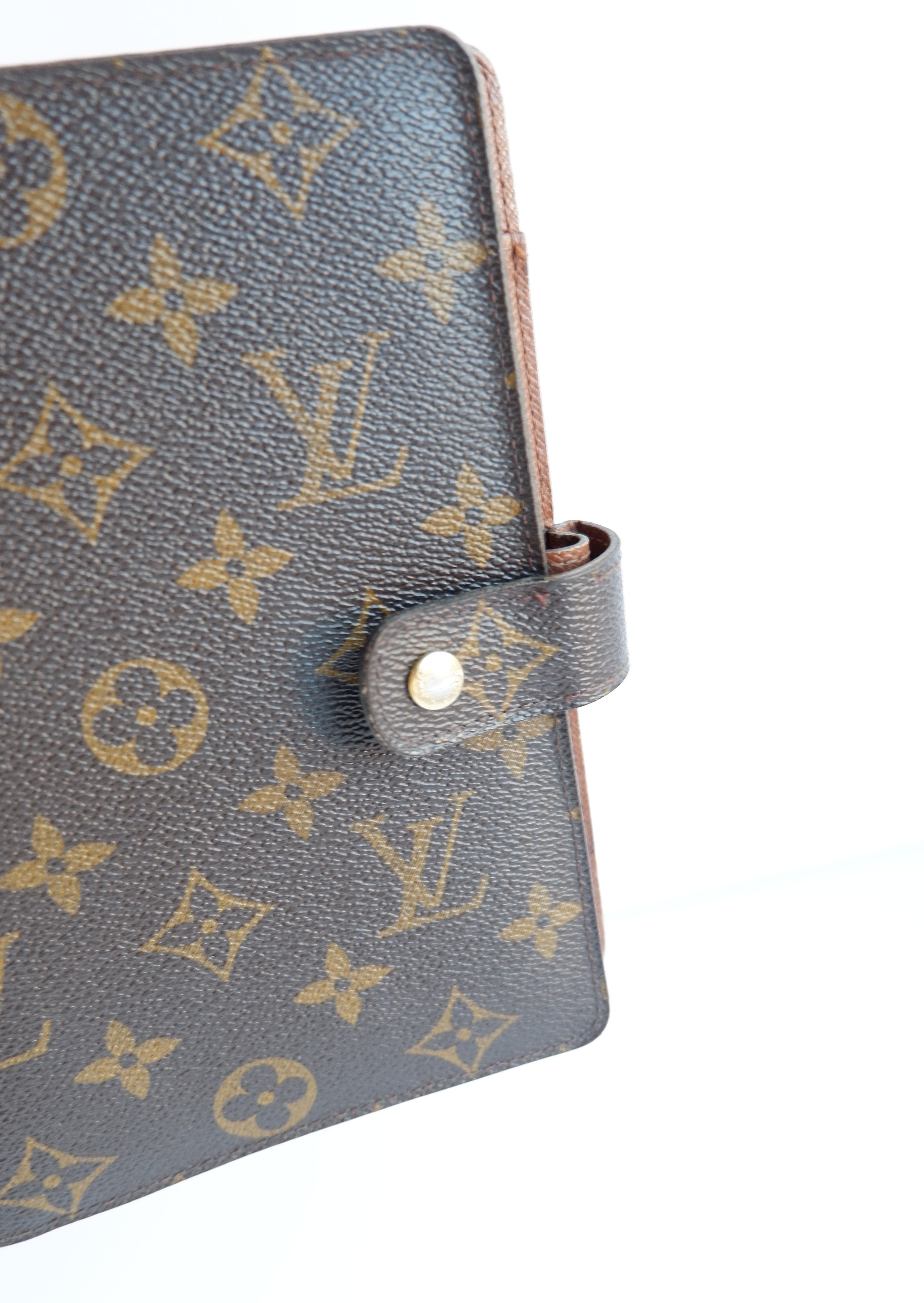 Authentique couverture d'agenda Louis Vuitton Monogram MM d'occasion