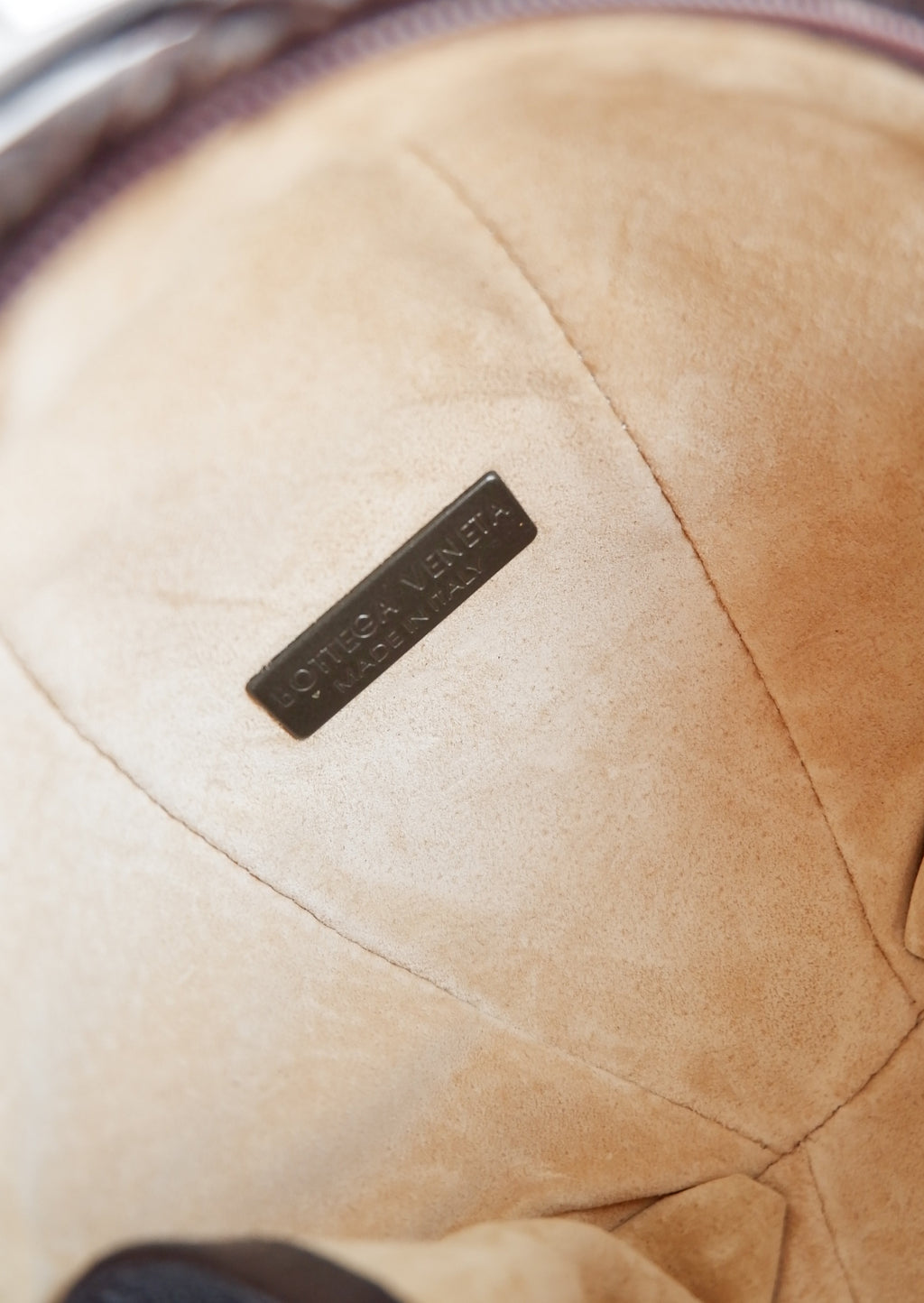 Sac à main Bottega Veneta Mava Mini marron d'occasion authentique