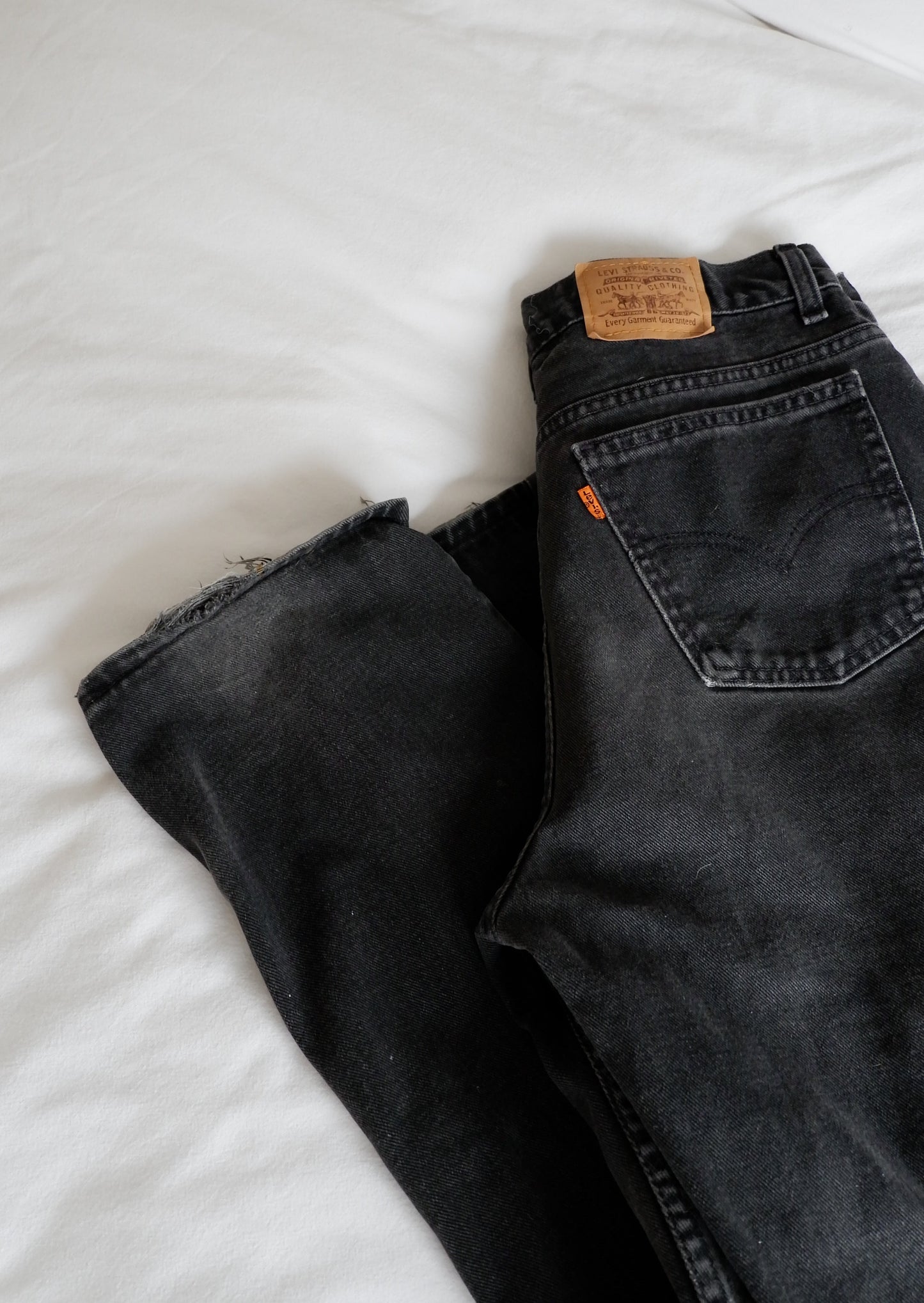 Levis Vintage 506 Black Straight Relaxed Fit Jeans - 31