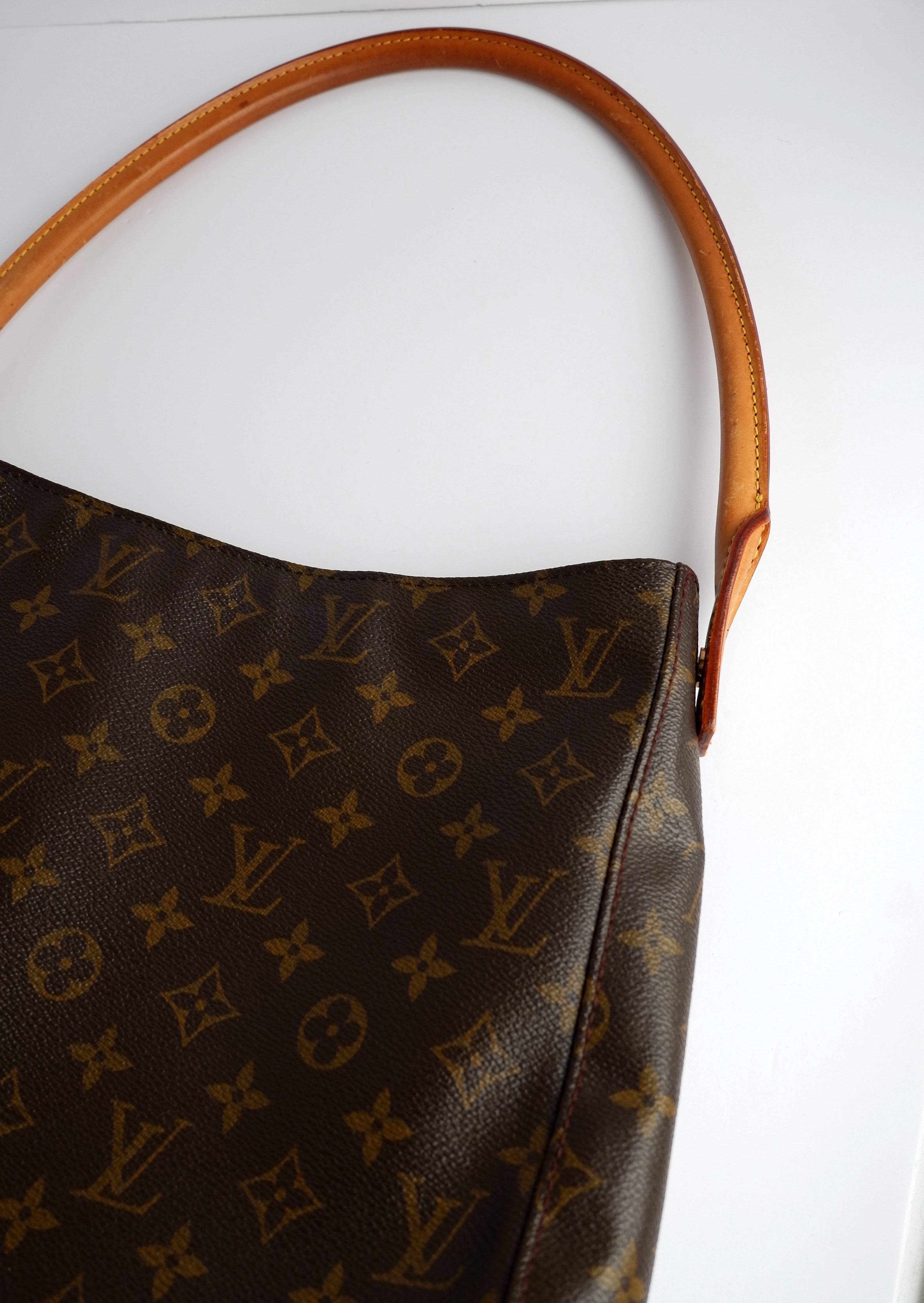 Authentique sac Looping GM Monogram d'occasion Louis Vuitton