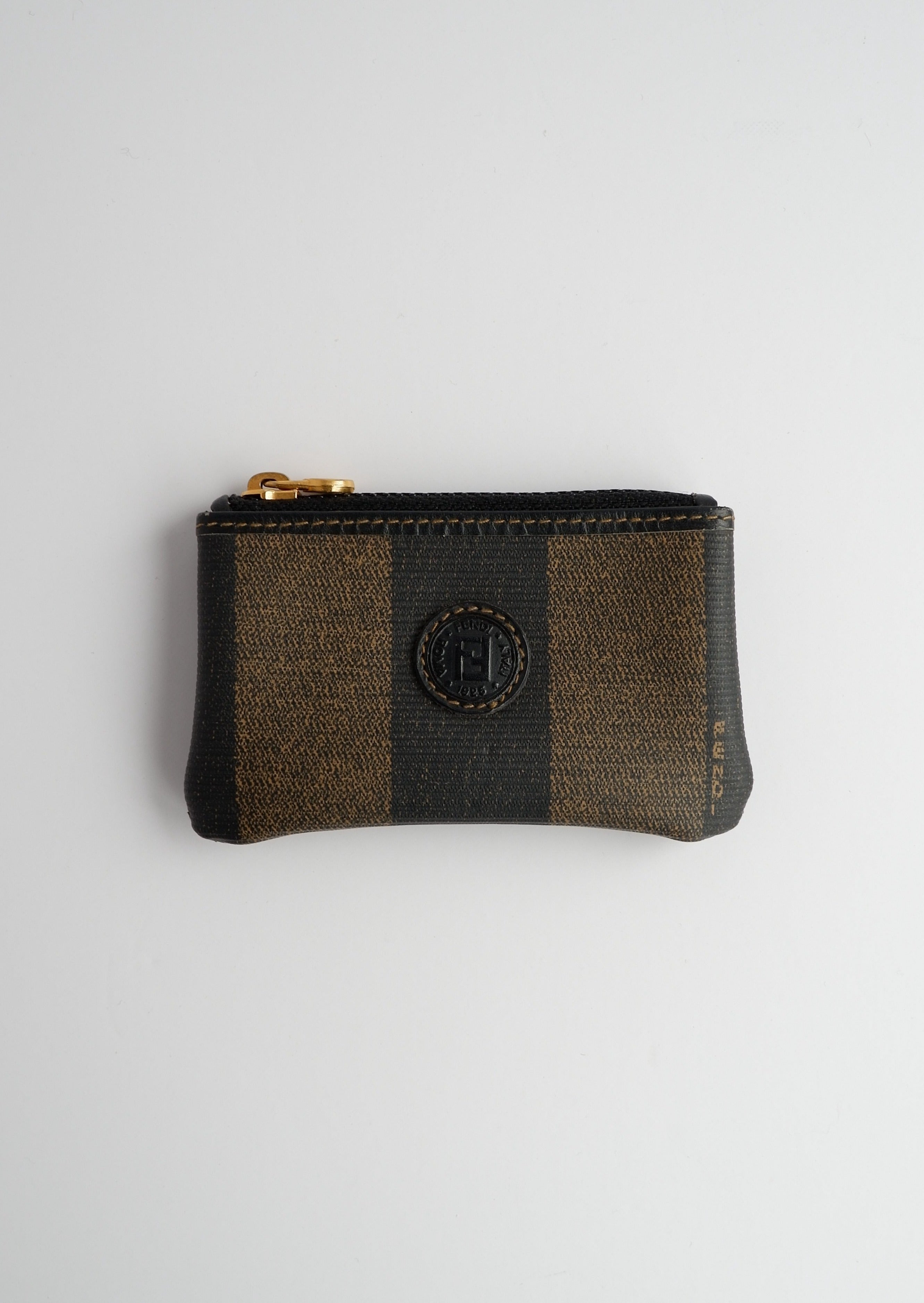 Étui à monnaie / Pochette Clé Fendi Vintage Authentique Pré-aimé