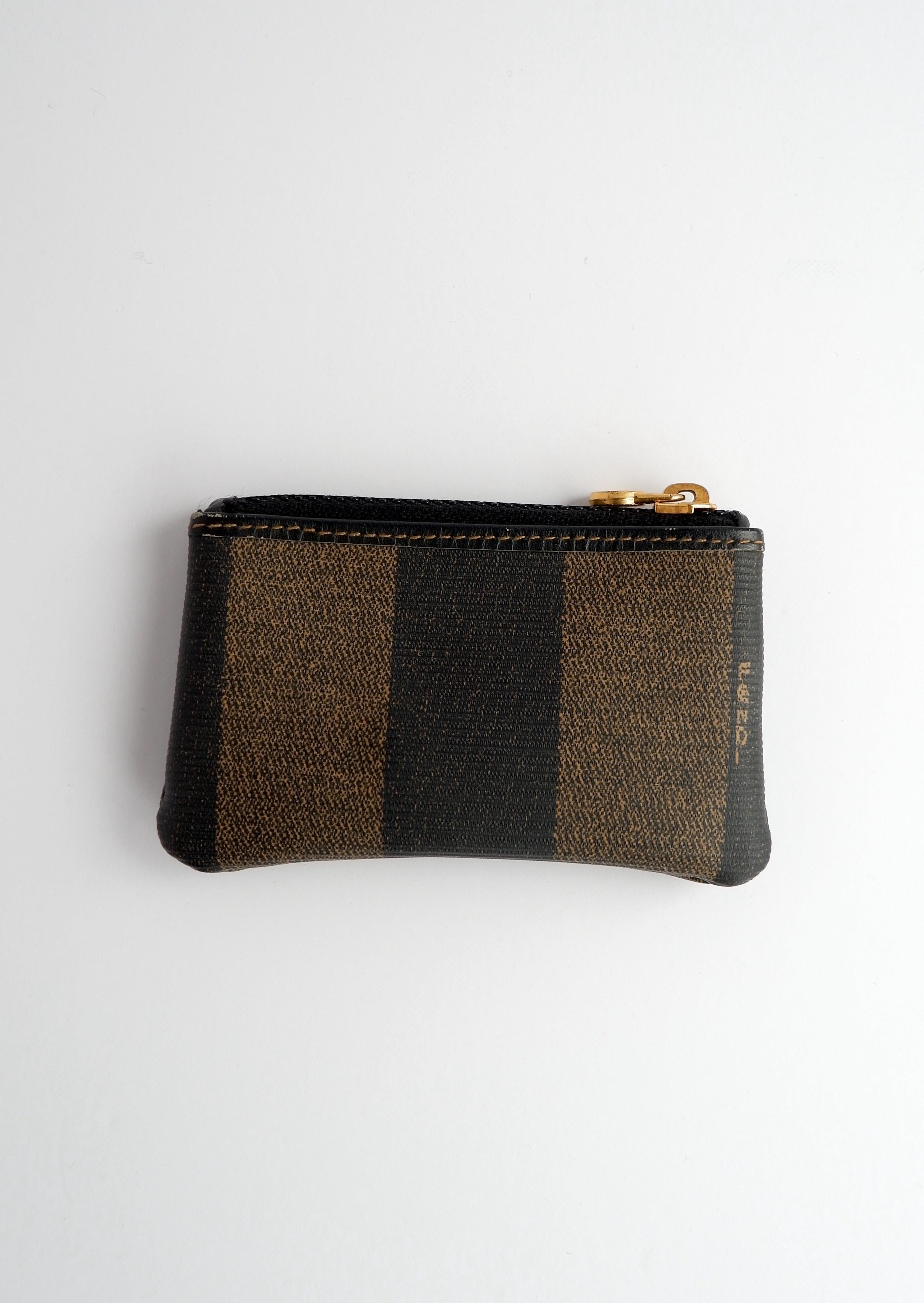 Étui à monnaie / Pochette Clé Fendi Vintage Authentique Pré-aimé
