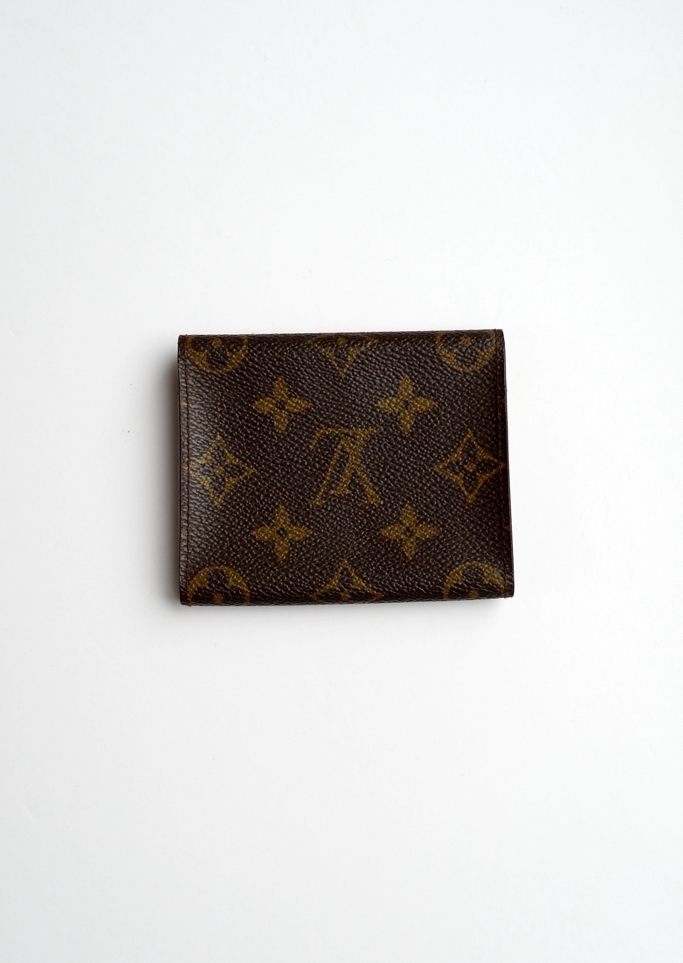 Étui à cartes Louis Vuitton Monogram d'occasion authentique