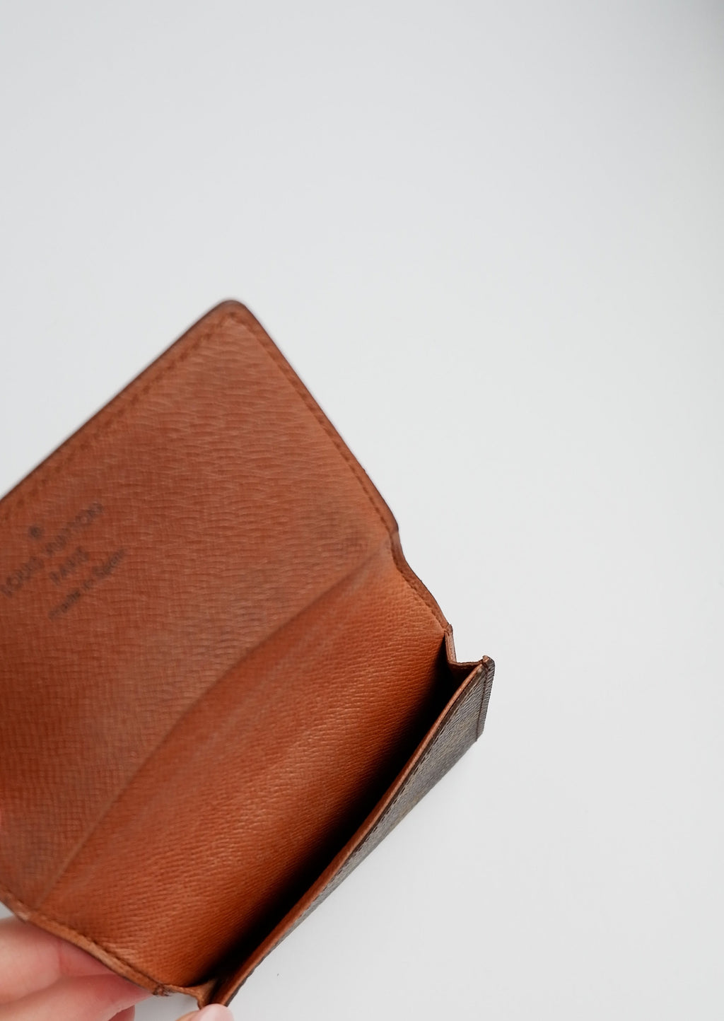 Étui à cartes Louis Vuitton Monogram d'occasion authentique