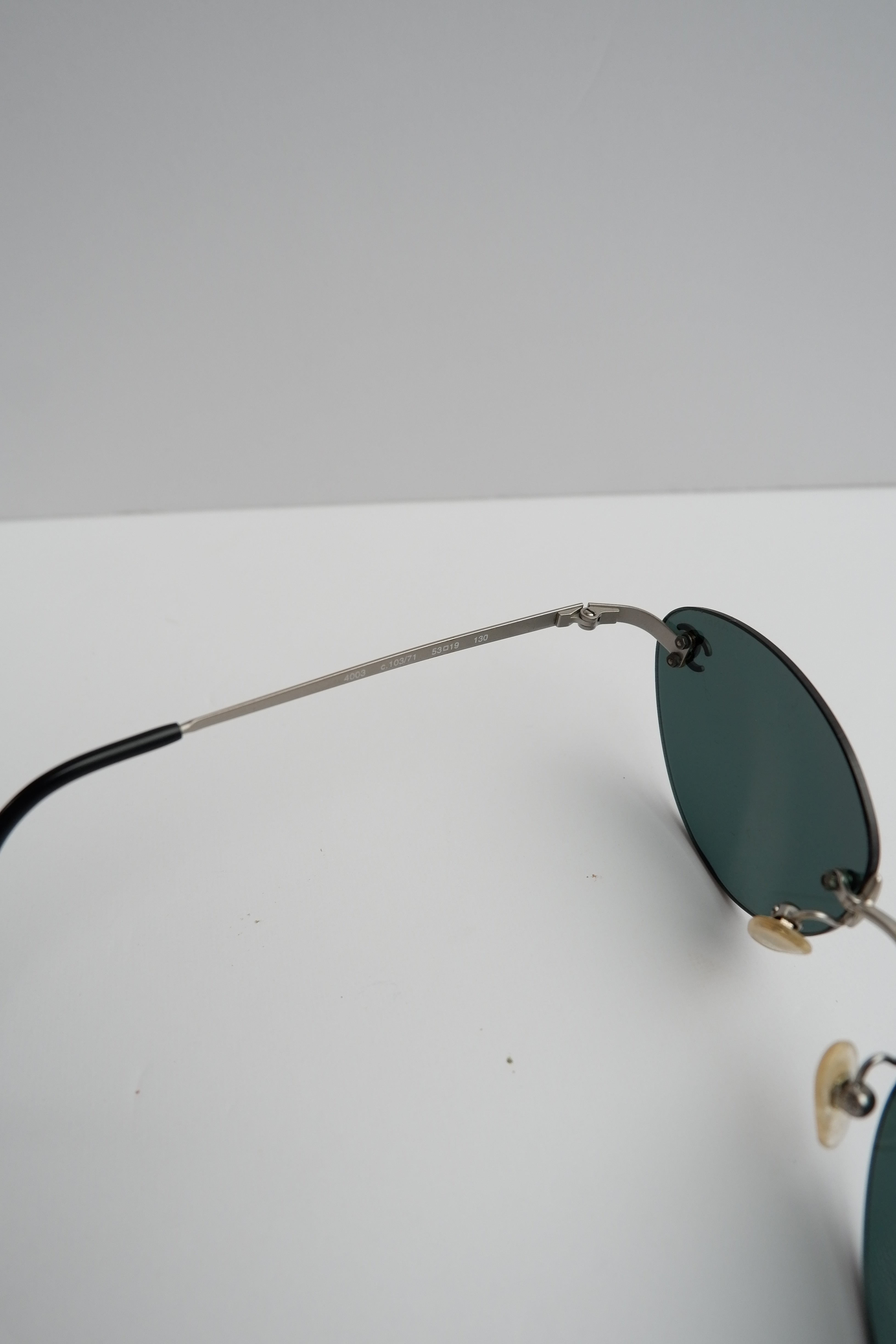 Authentic Preowned Vintage Chanel Cat Eye Metal Frame Sunglasses