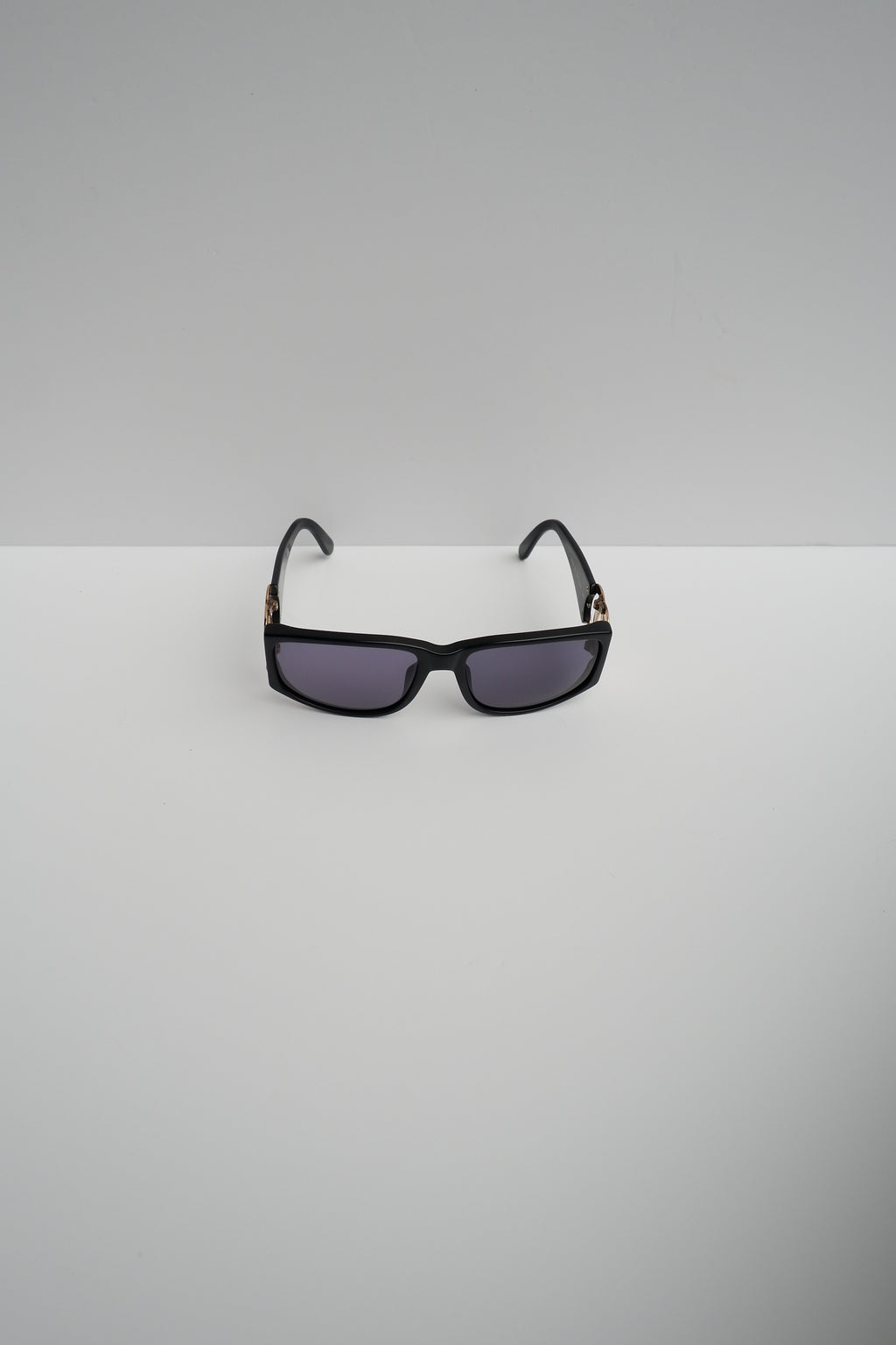 Authentic Preowned Vintage Chanel Black CC Logo Square Frame Sunglasses