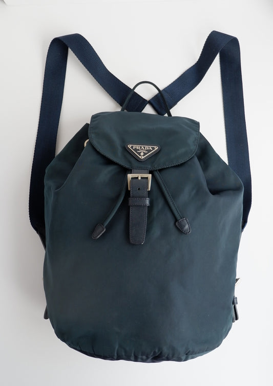 Authentic Preowned Prada Navy Nylon Backpack