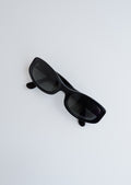 Authentiques lunettes de soleil Bvlgari d'occasion à monture carrée noire