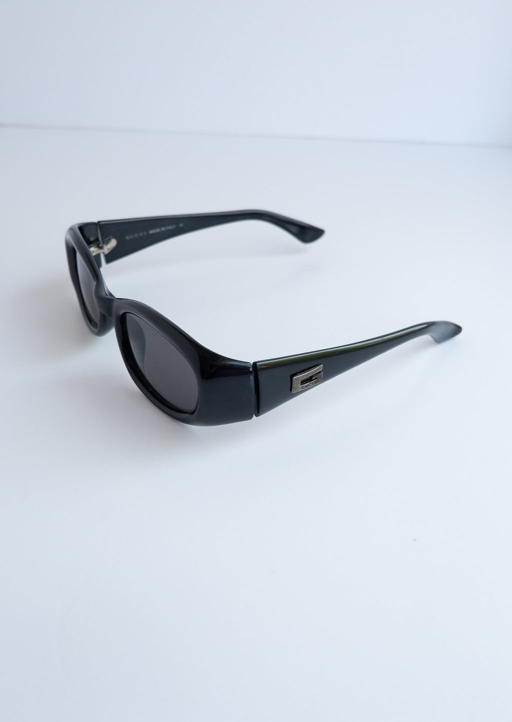 Authentic Preowned Vintage Gucci Black Square Frame Sunglasses