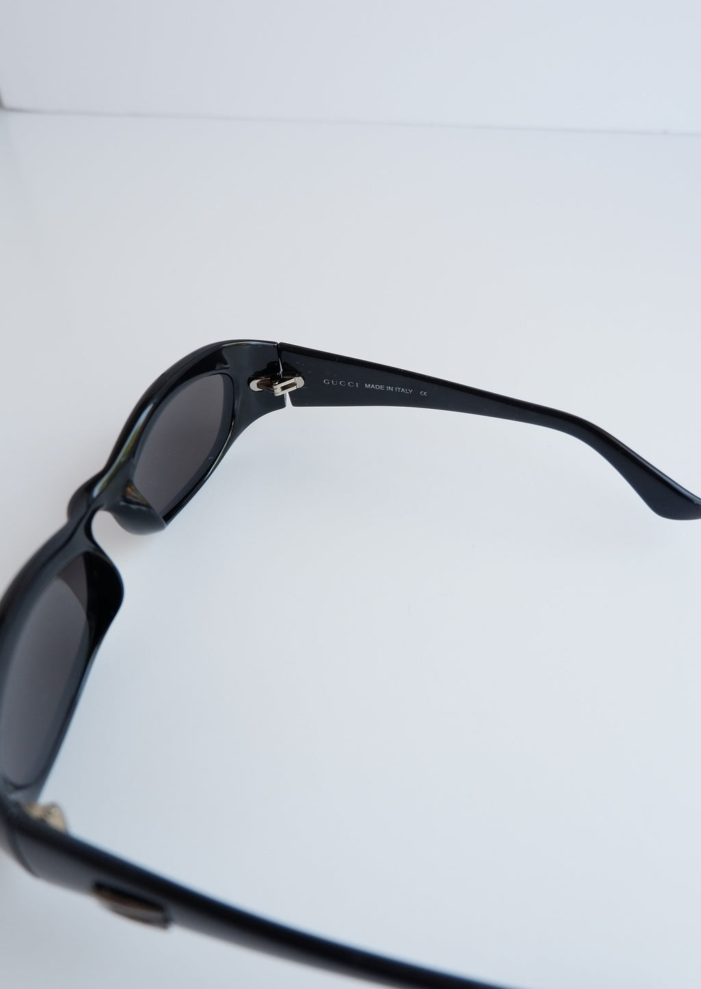 Authentic Preowned Vintage Gucci Black Square Frame Sunglasses