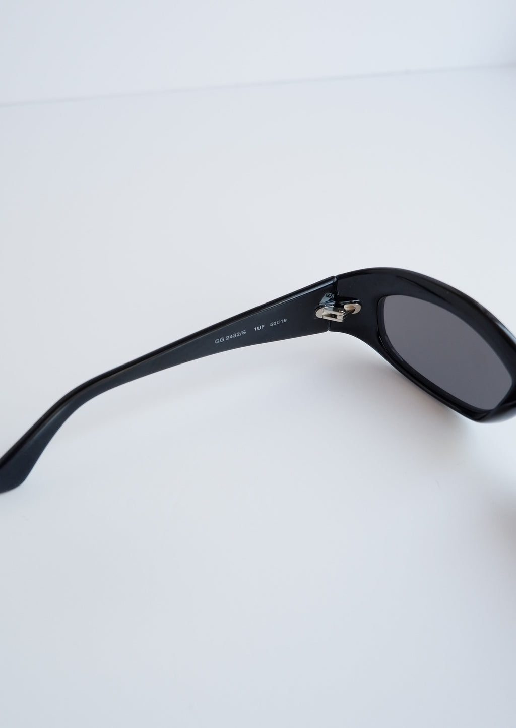 Authentic Preowned Vintage Gucci Black Square Frame Sunglasses