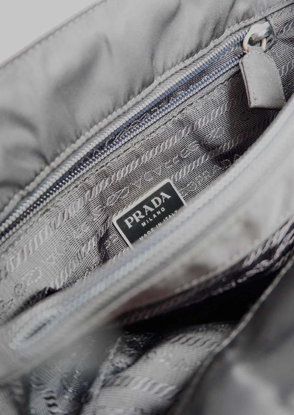 Authentic Preowned Vintage Prada Black Nylon Top Handle Tote
