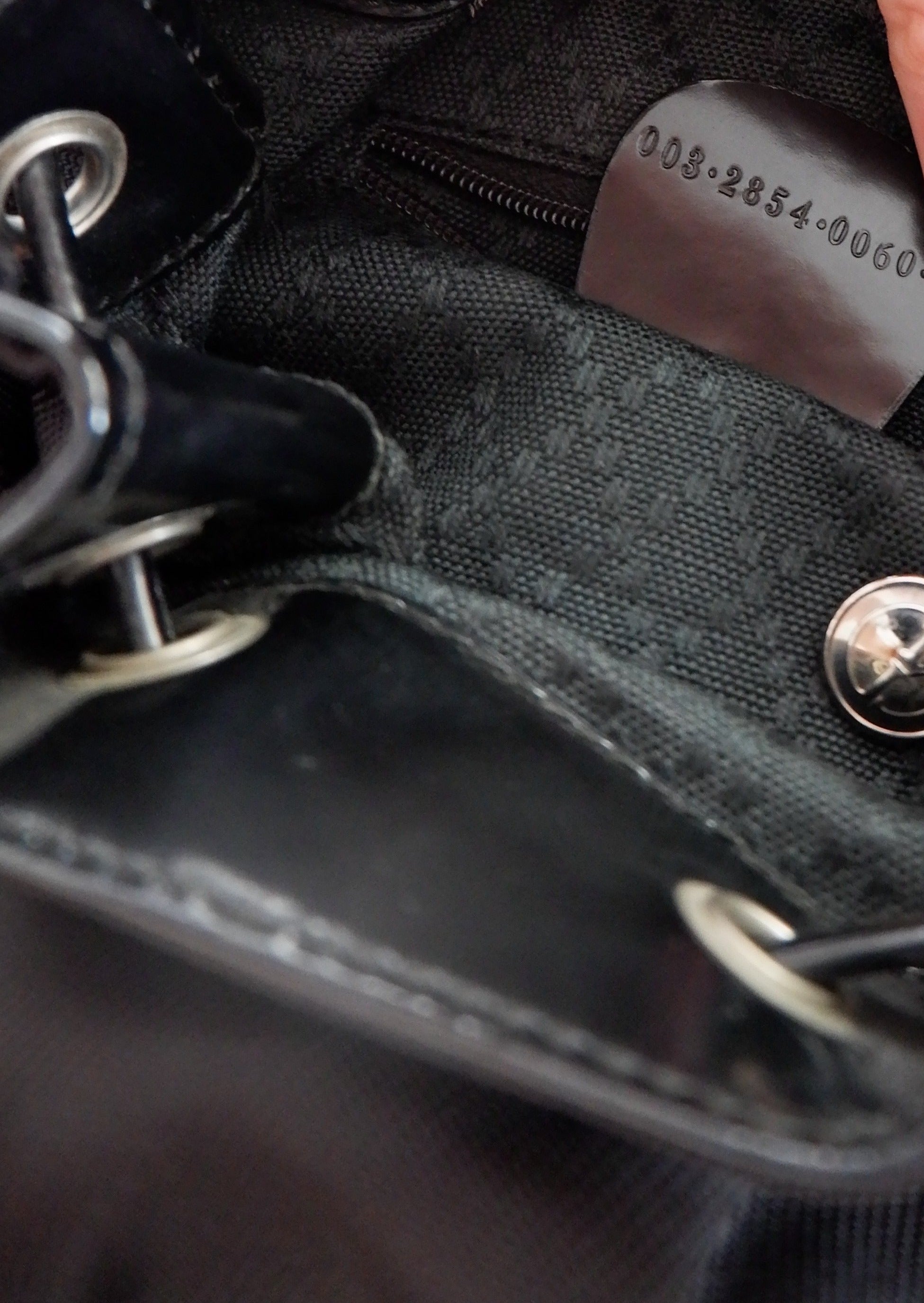Authentic Preowned Vintage Gucci Black Bamboo Two Way Bag