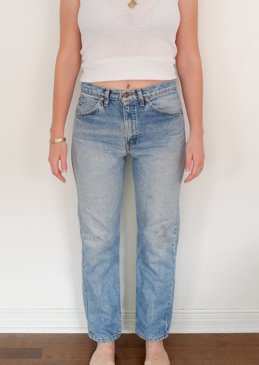 Levis Vintage 505 Medium Light Wash Jeans - 30