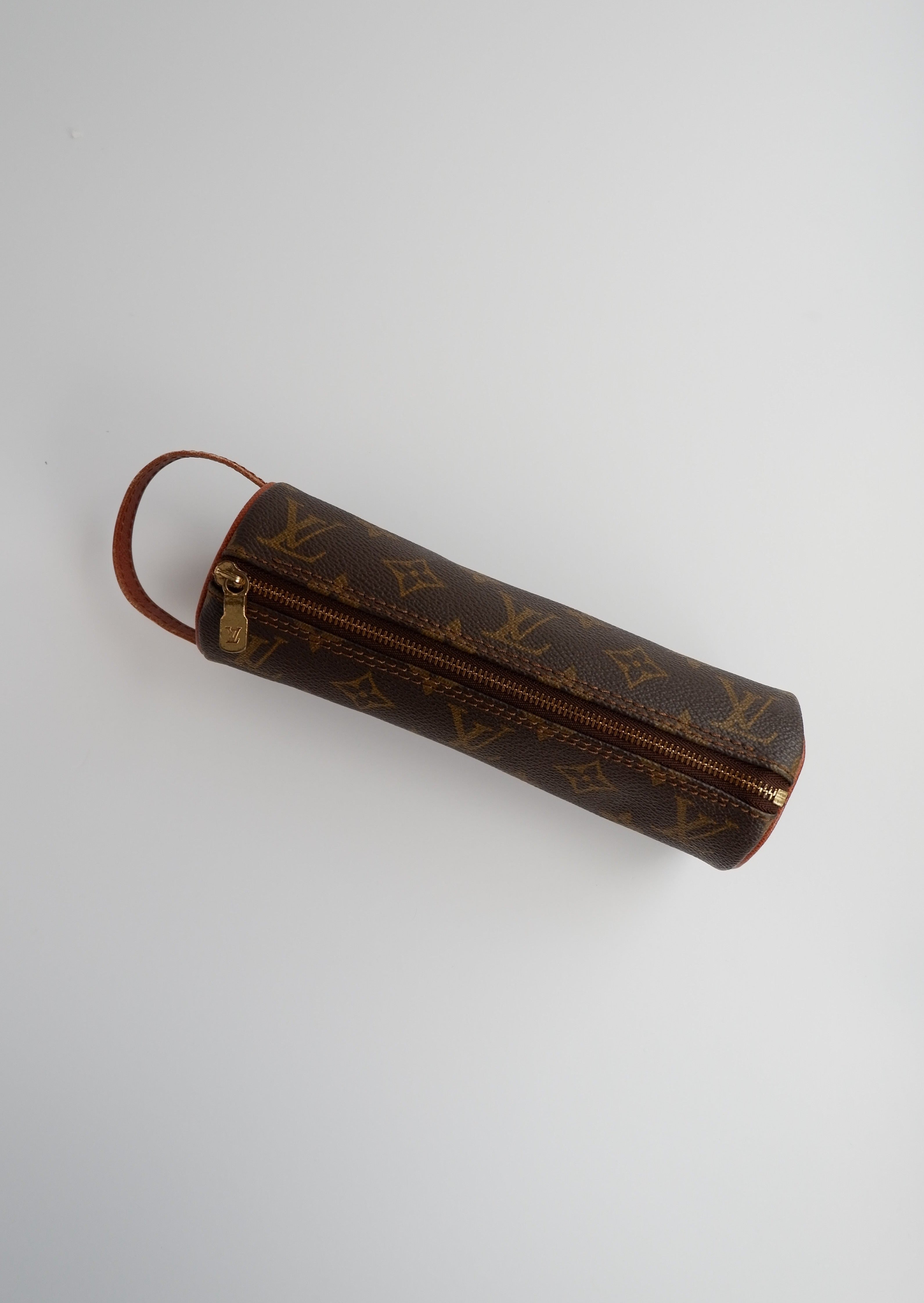 Authentique Pochette Cylindre Vintage Louis Vuitton Monogramme