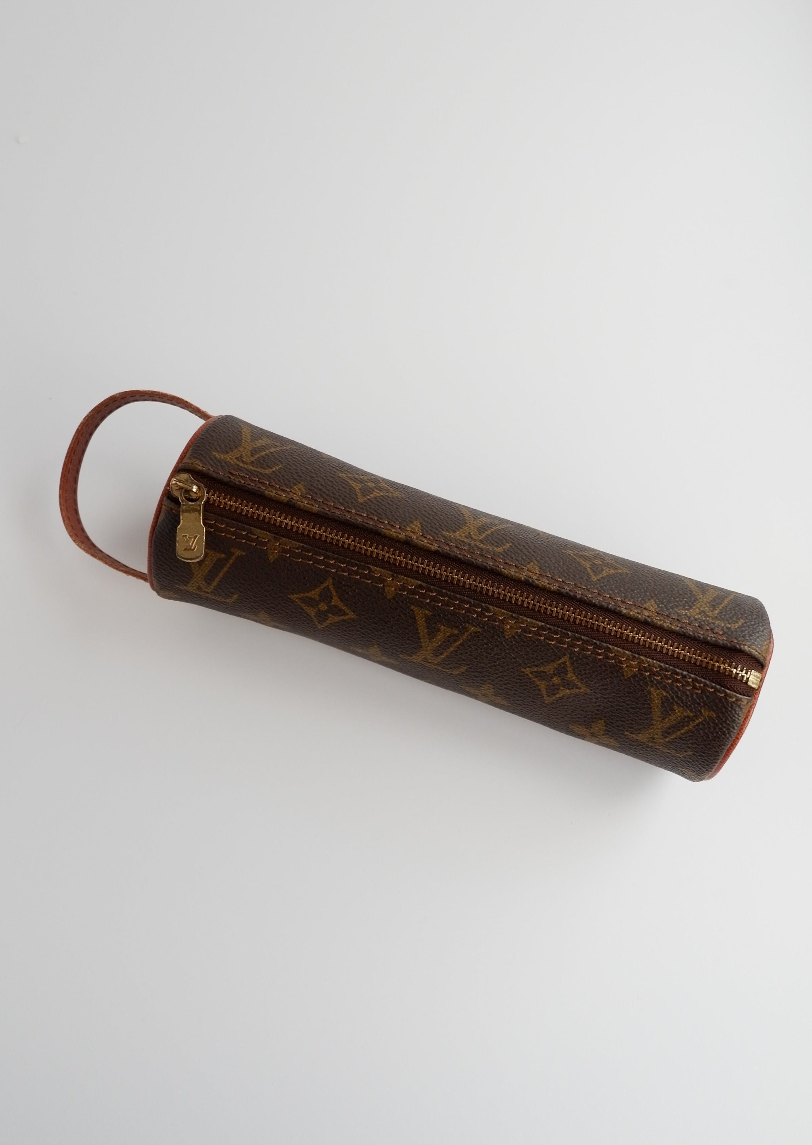 Authentique Pochette Cylindre Vintage Louis Vuitton Monogramme