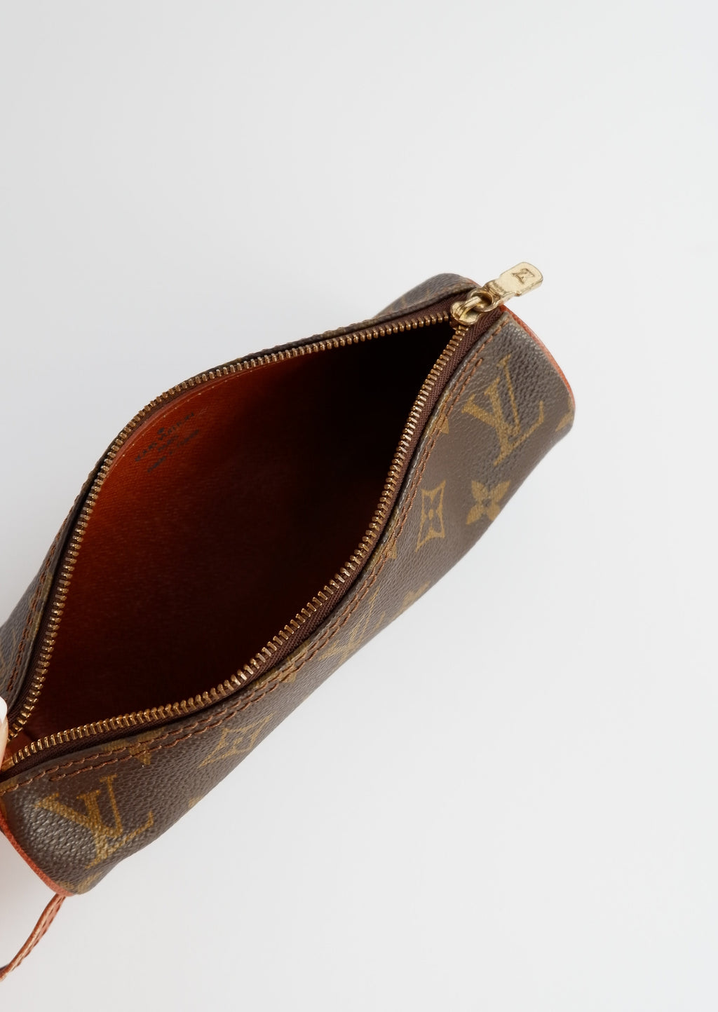 Authentique Pochette Cylindre Vintage Louis Vuitton Monogramme