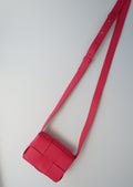 Authentique Sac Bottega Veneta Mini Cassette Rose d'occasion