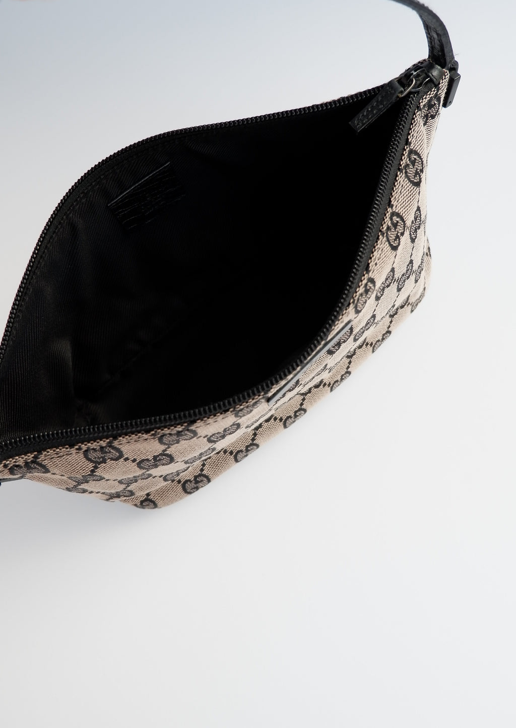 Pochette Bateau Authentique d'occasion Gucci Beige/Noir