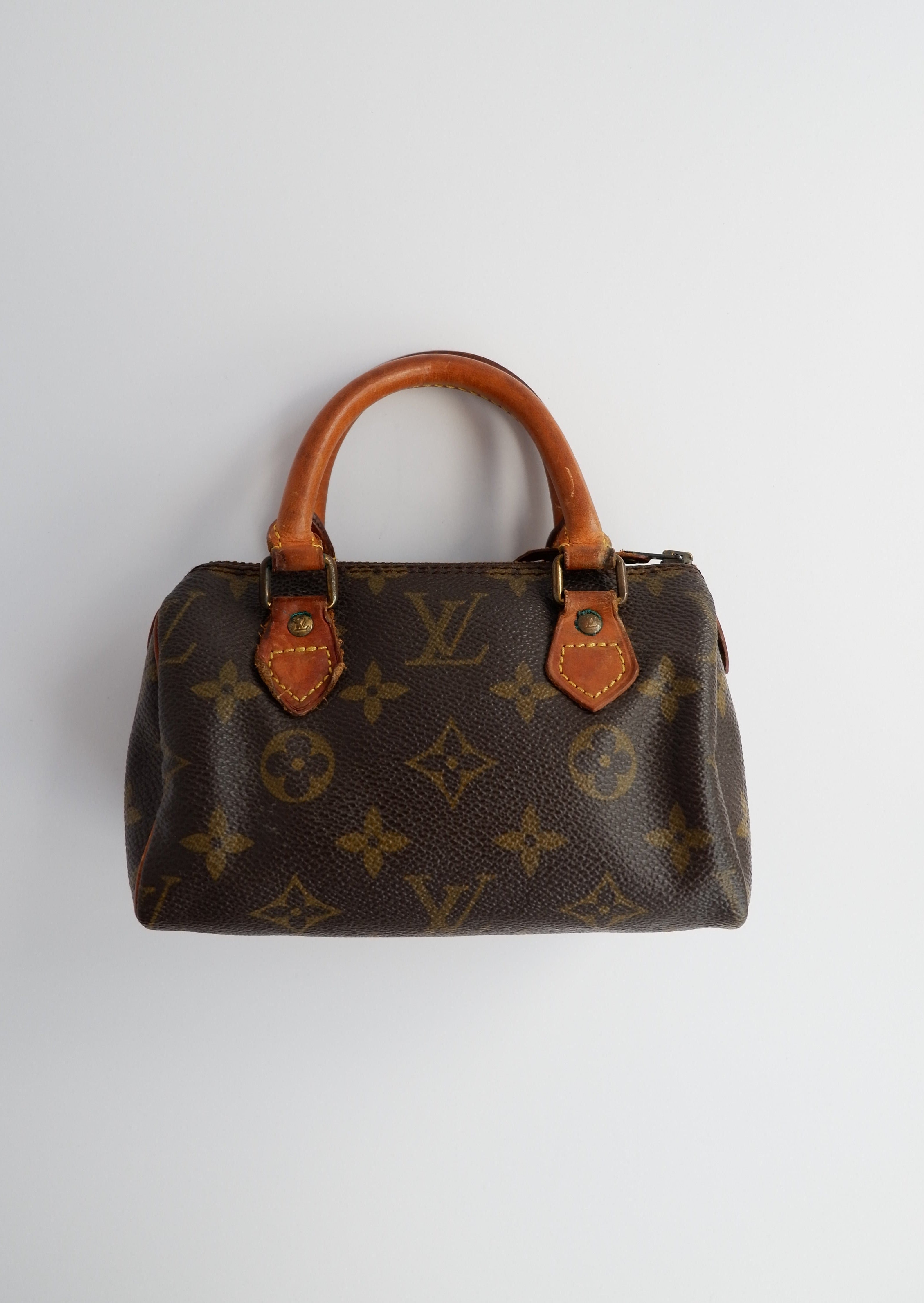 Sac Louis Vuitton Speedy Mini Monogram authentique d'occasion (bandoulière)