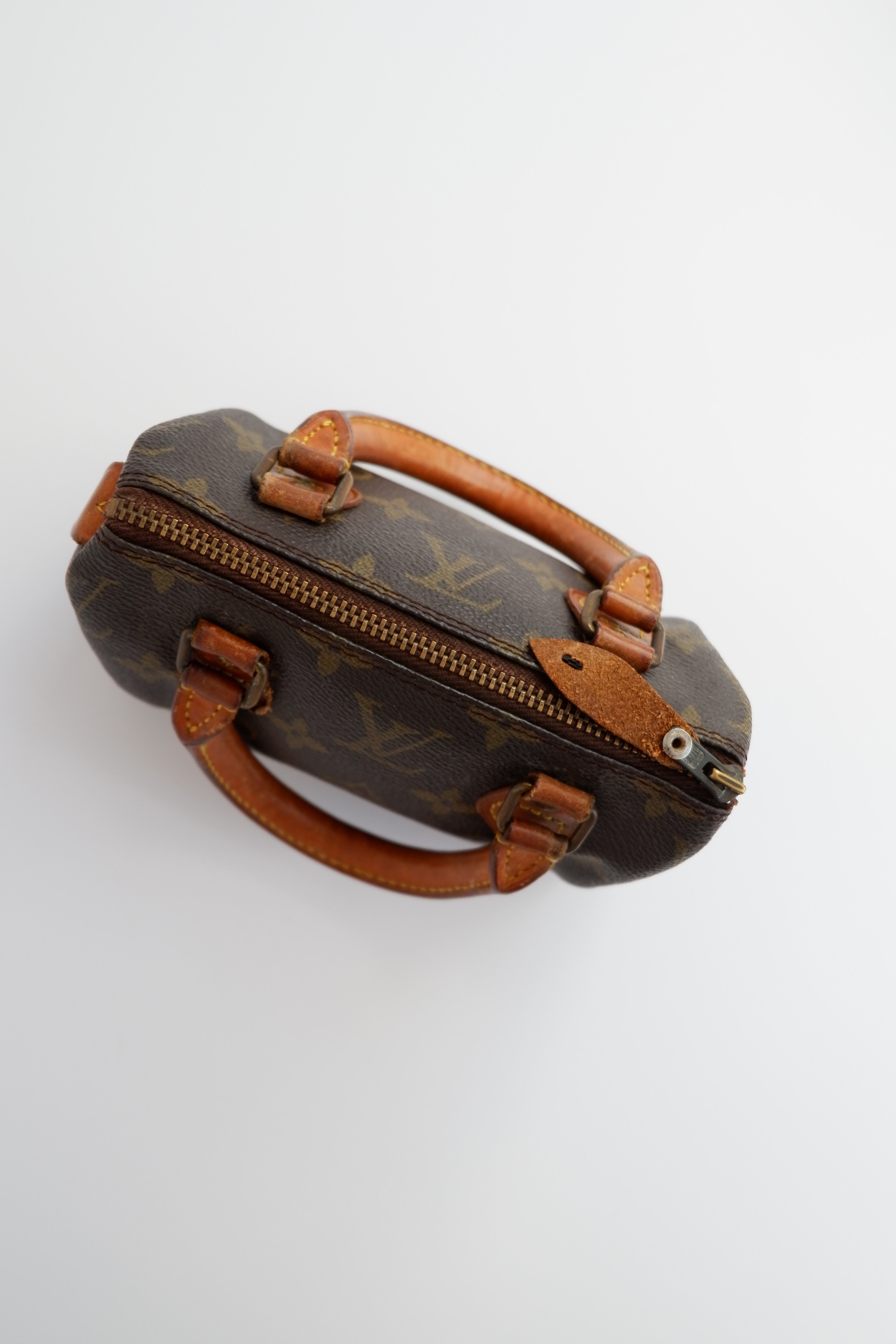 Sac Louis Vuitton Speedy Mini Monogram authentique d'occasion (bandoulière)