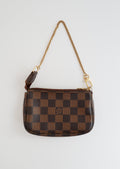Mini Pochette Accessoires Louis Vuitton Damier Ebene d'occasion authentique