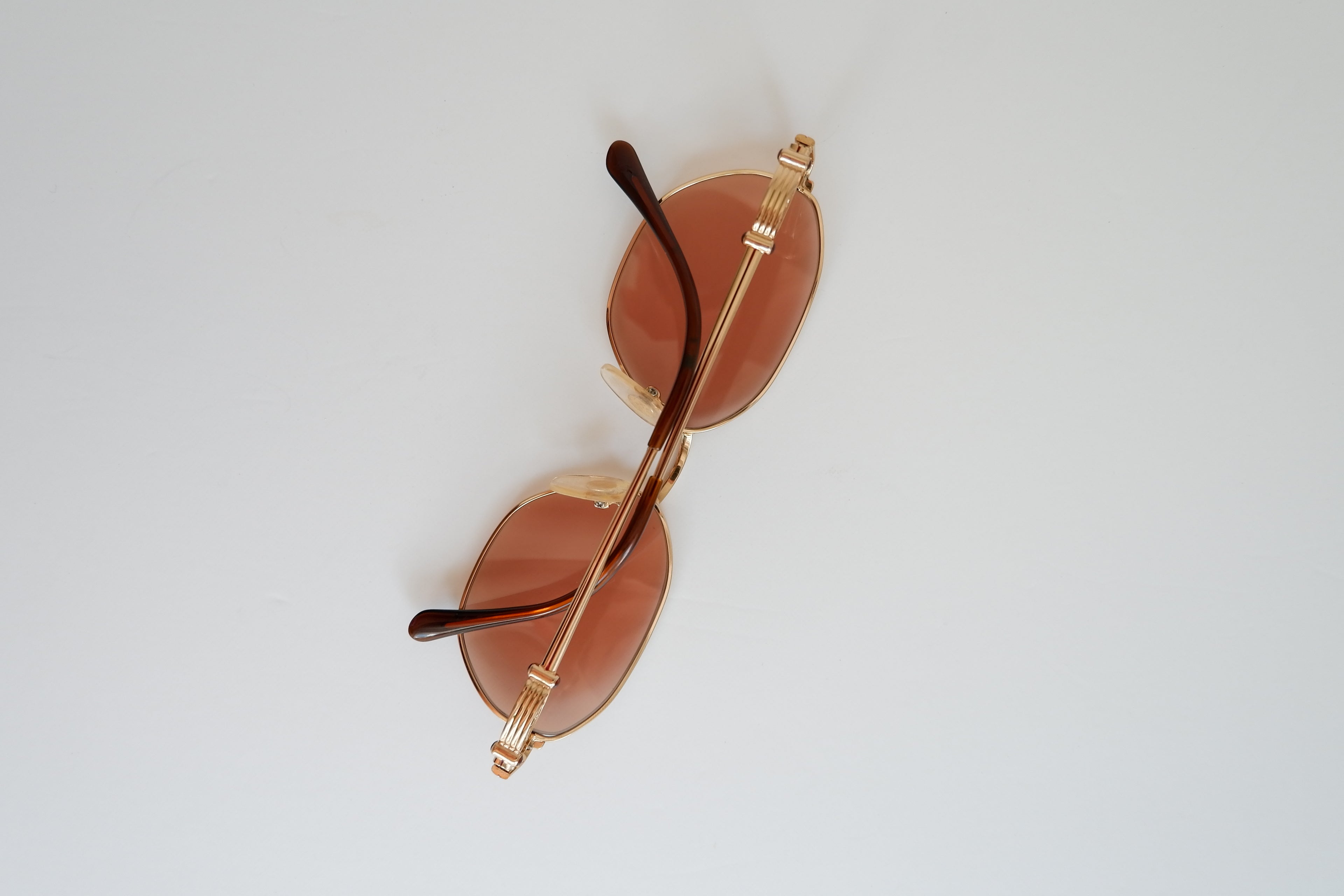 Lunettes de soleil Saint Laurent YSL authentiques d'occasion, monture métallique, vintage