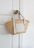 Sac / cabas Loewe petit modèle blanc d'occasion authentique