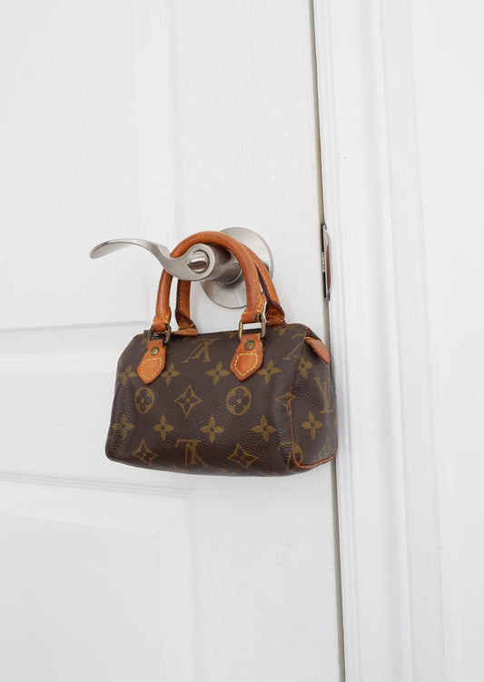 Authentic Preowned Louis Vuitton Monogram Mini Speedy Bag (Crossbody)