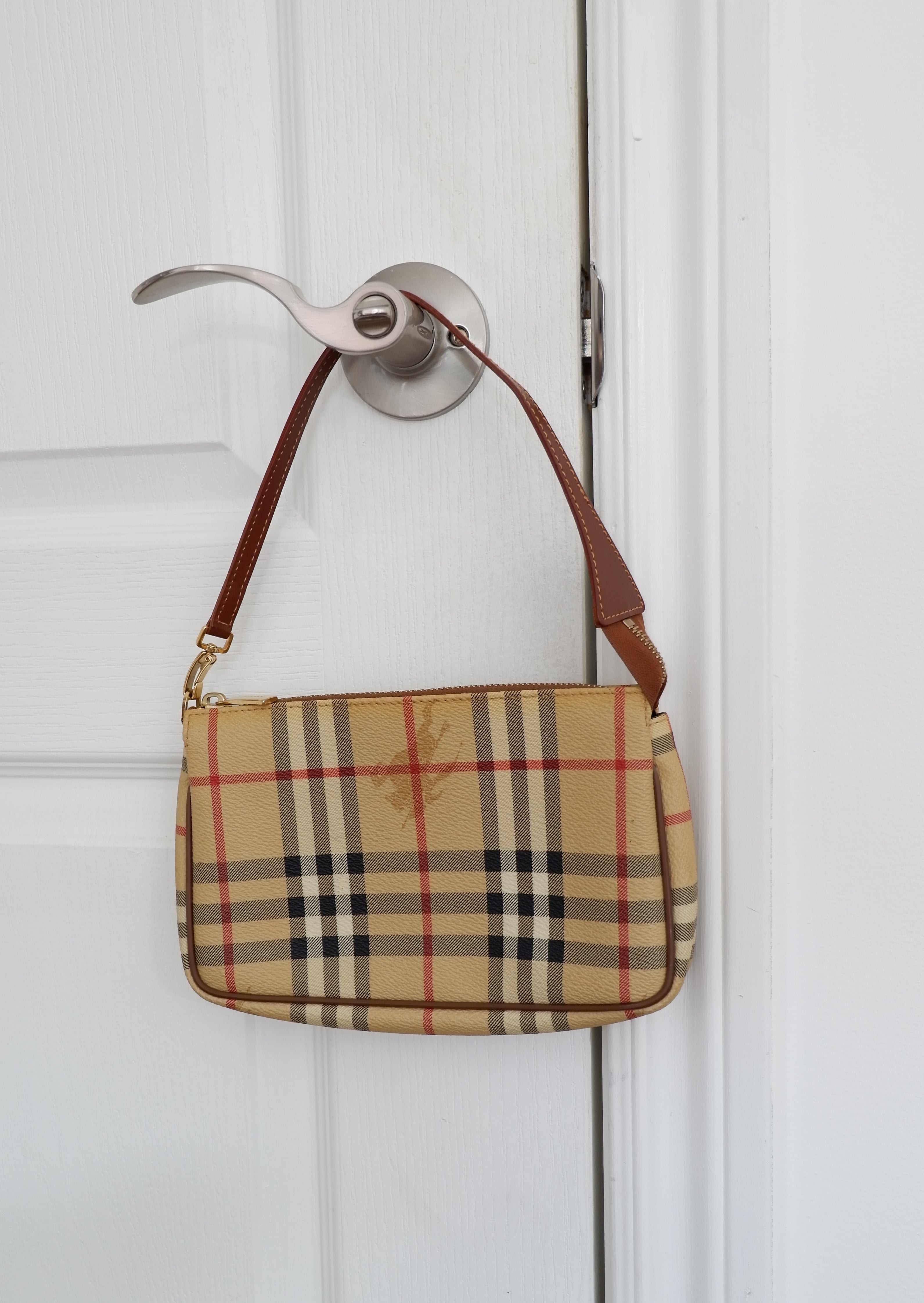 Authentic Preowned Burberry Nova Check Pochette / Shoulder Bag