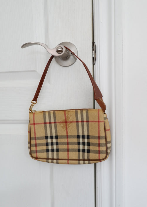 Authentic Preowned Burberry Nova Check Pochette / Shoulder Bag
