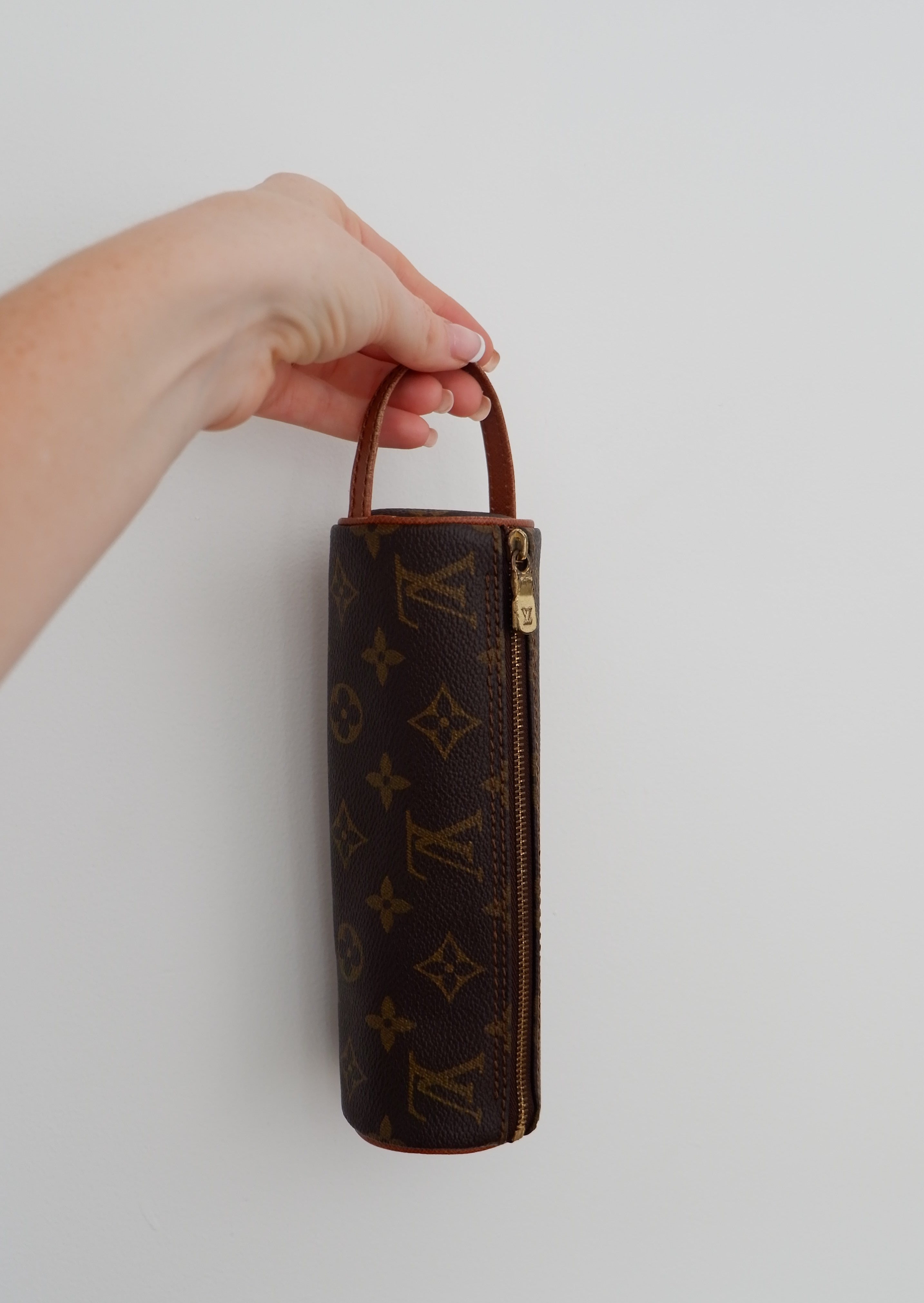Authentique Pochette Cylindre Vintage Louis Vuitton Monogramme