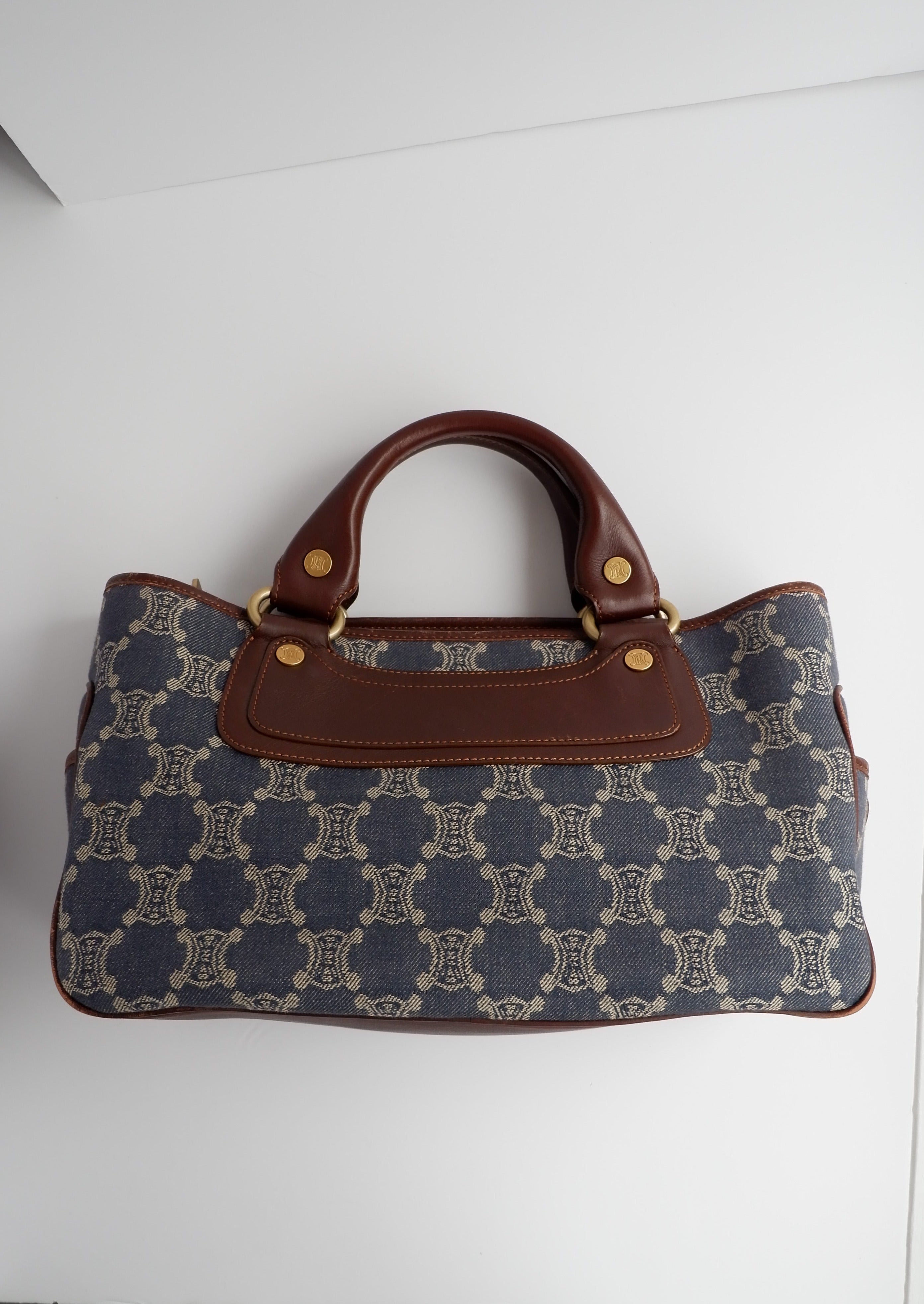 Authentic Preowned Celine Denim/ Leather Boogie Bag