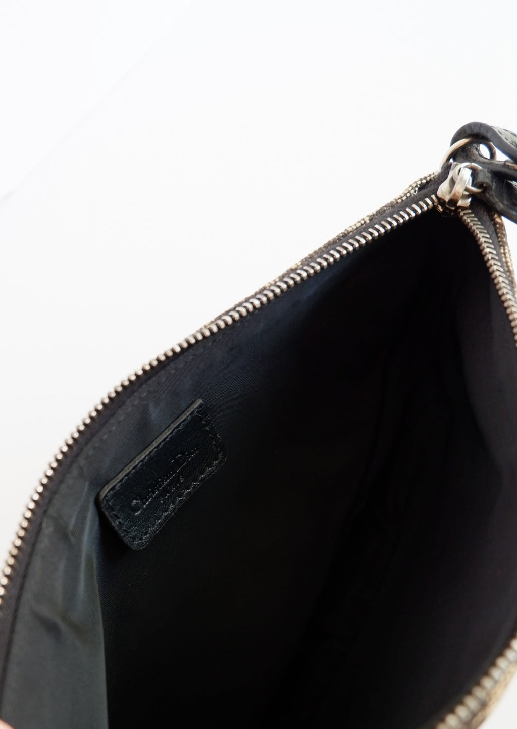 Sac Christian Dior Diorissimo Saddle vintage noir d'occasion authentique
