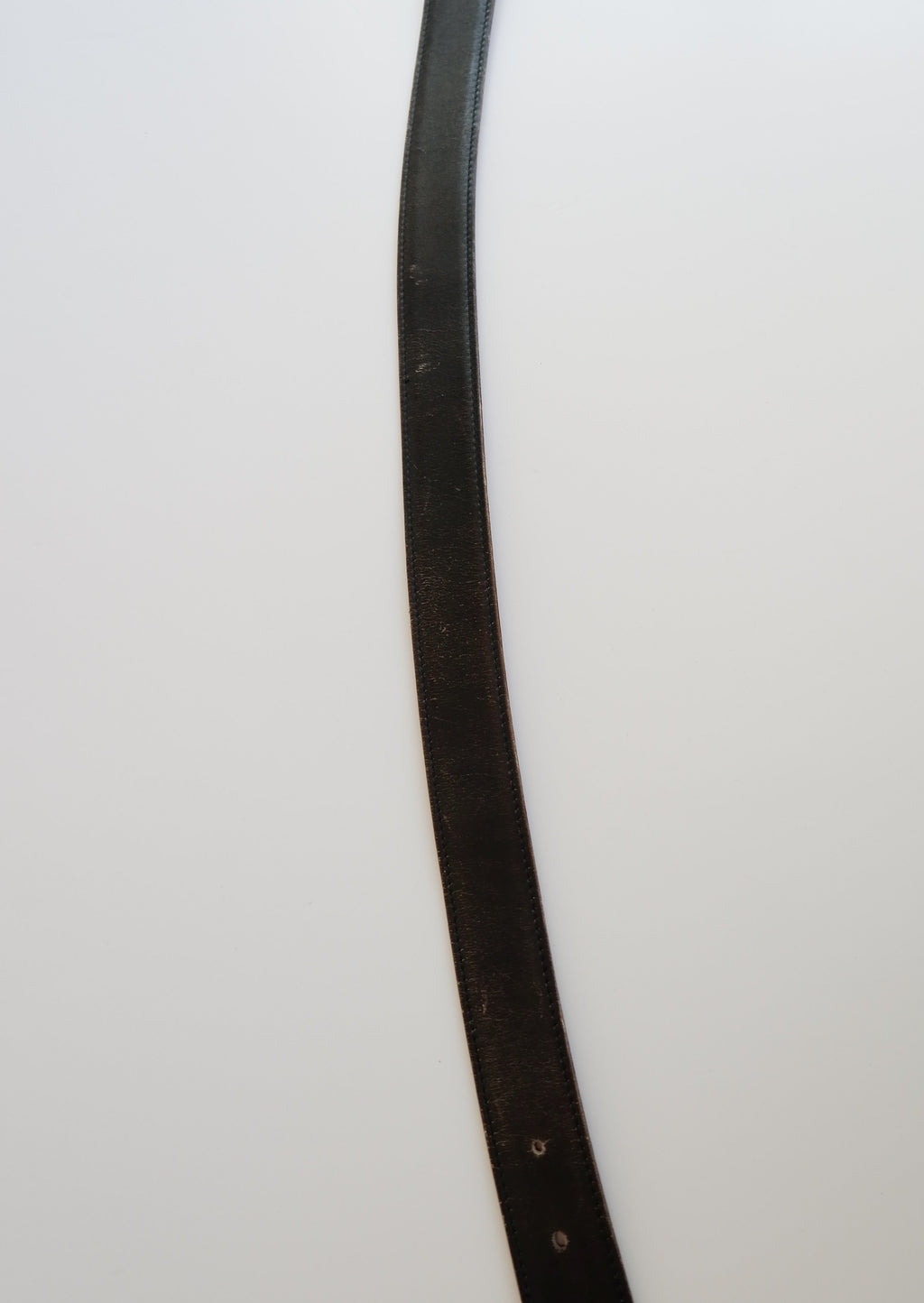 Ceinture Hermès H d'occasion authentique 32 MM / Lanière en cuir réversible - 80