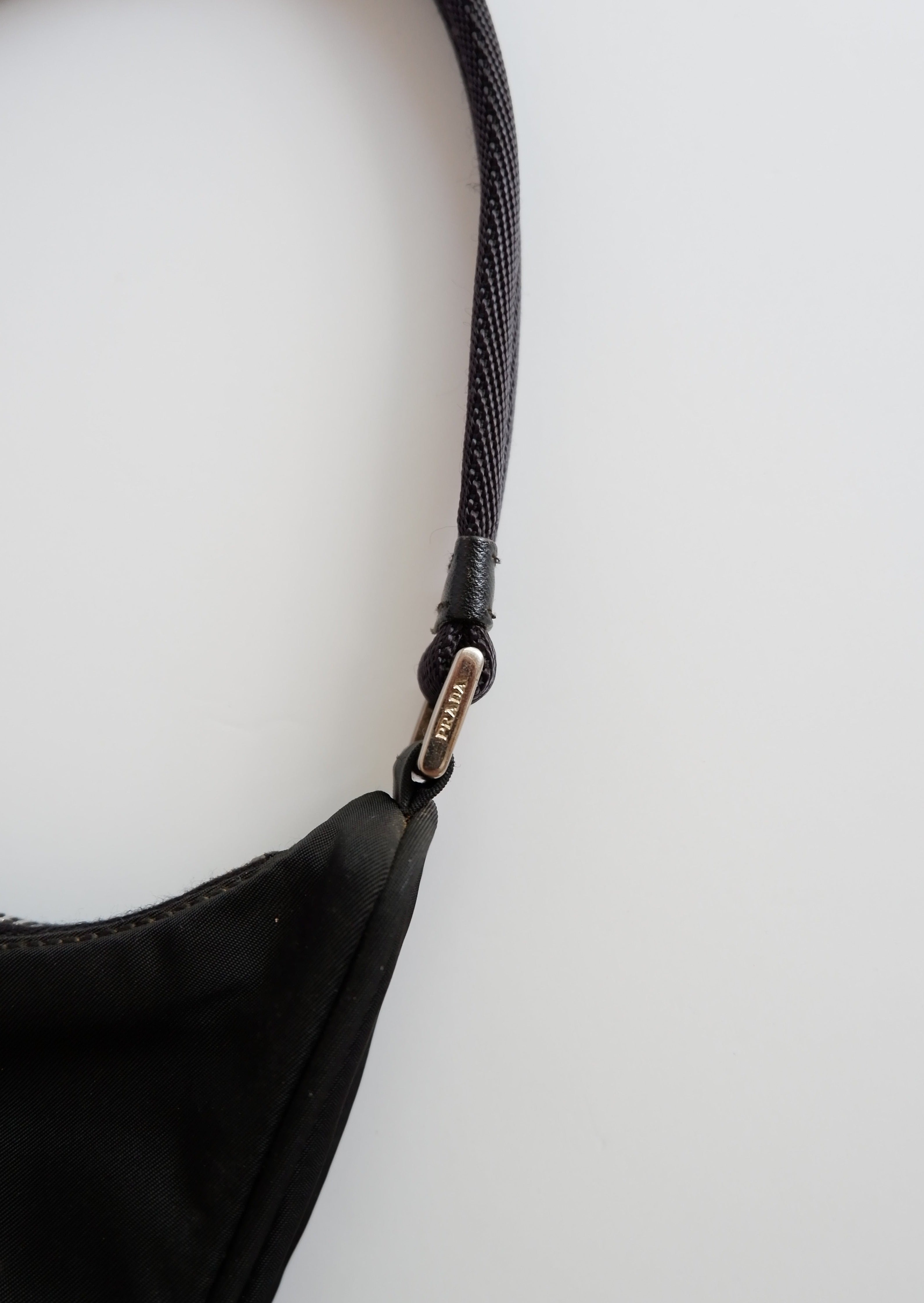 Authentic Preowned Prada Black Nylon Shoulder Bag