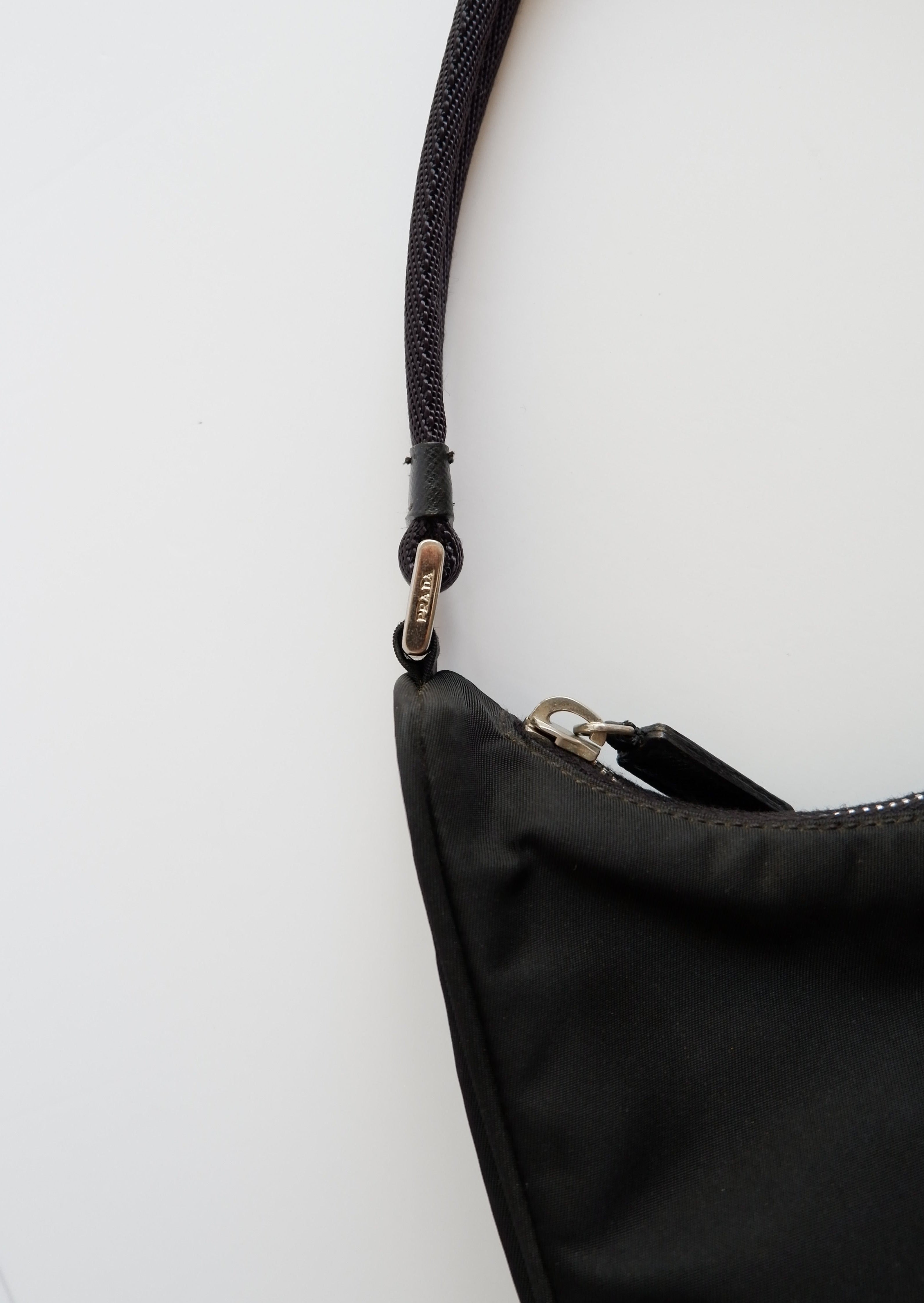 Authentic Preowned Prada Black Nylon Shoulder Bag