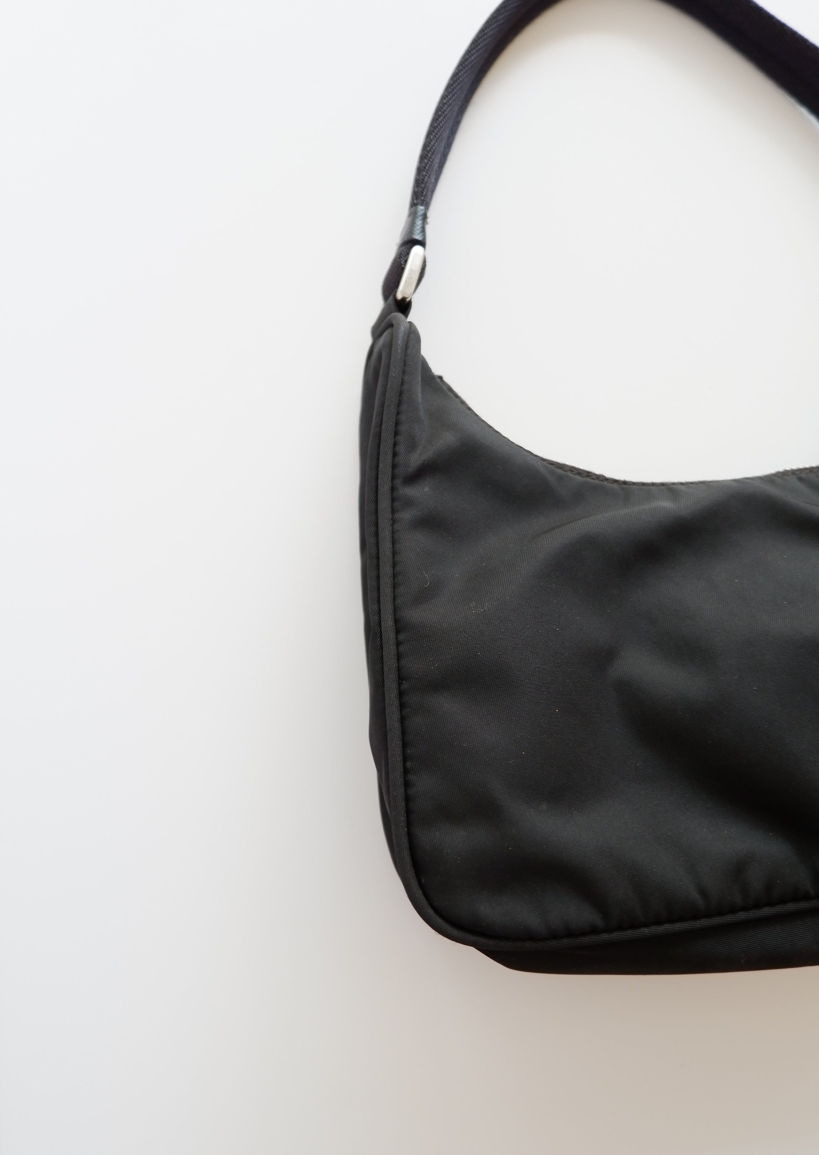 Authentic Preowned Prada Black Nylon Shoulder Bag