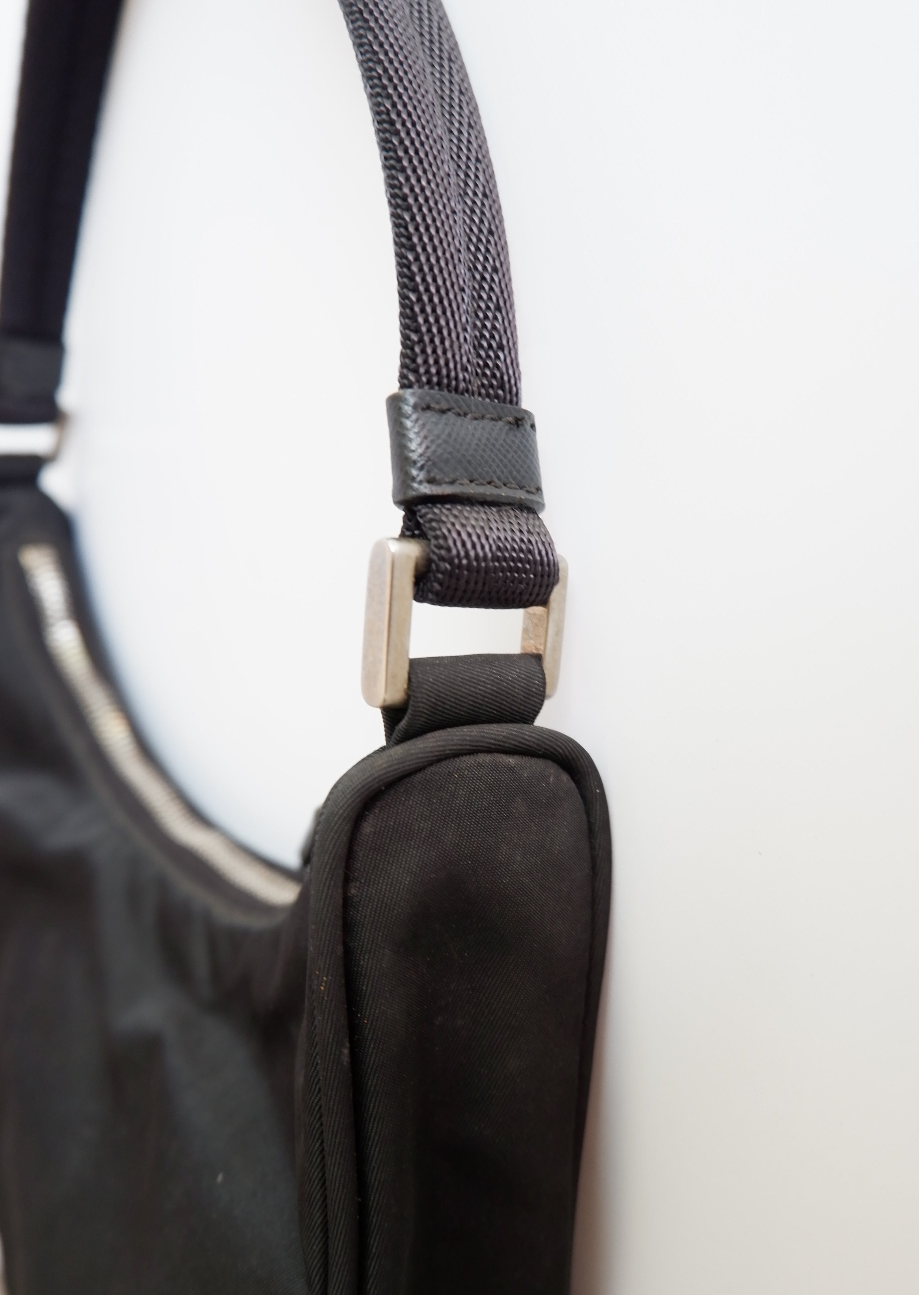 Authentic Preowned Prada Black Nylon Shoulder Bag
