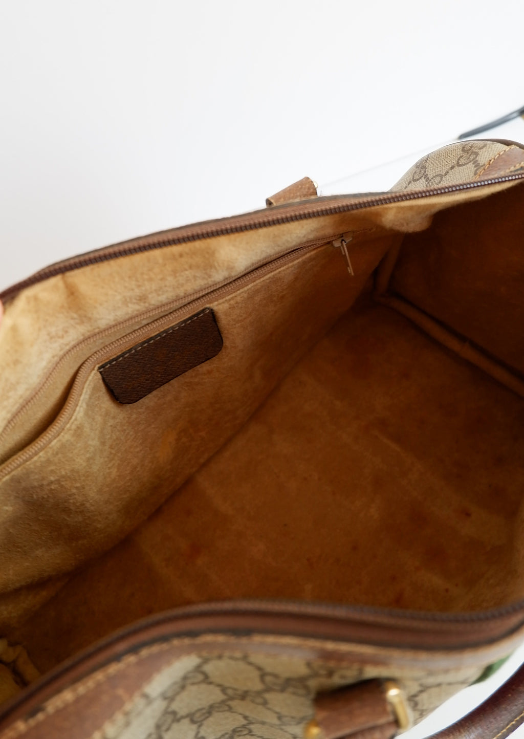 Authentic Preowned Vintage Gucci GG Supreme Boston Bag