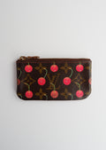 Authentique Pochette Clés Louis Vuitton Monogram Cerises d'occasion