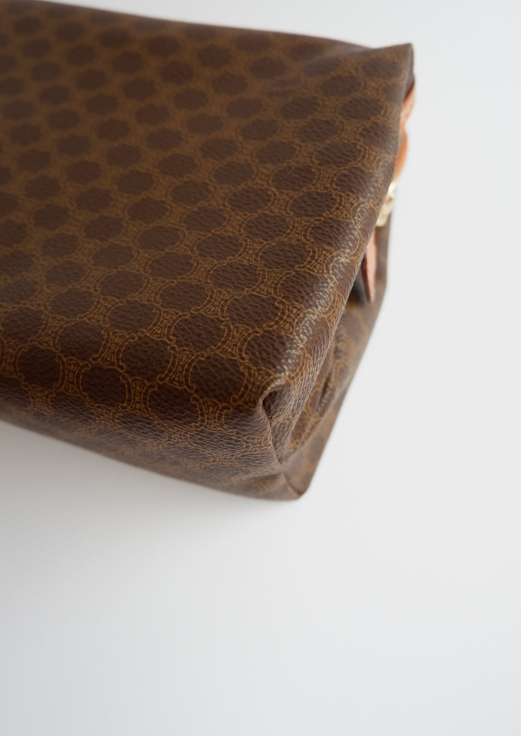Authentic Preowned Vintage Celine Brown Triomphe Clutch